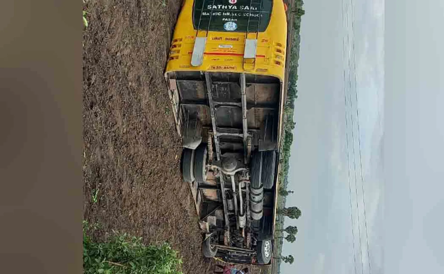 School bus accident near cuddalore district 