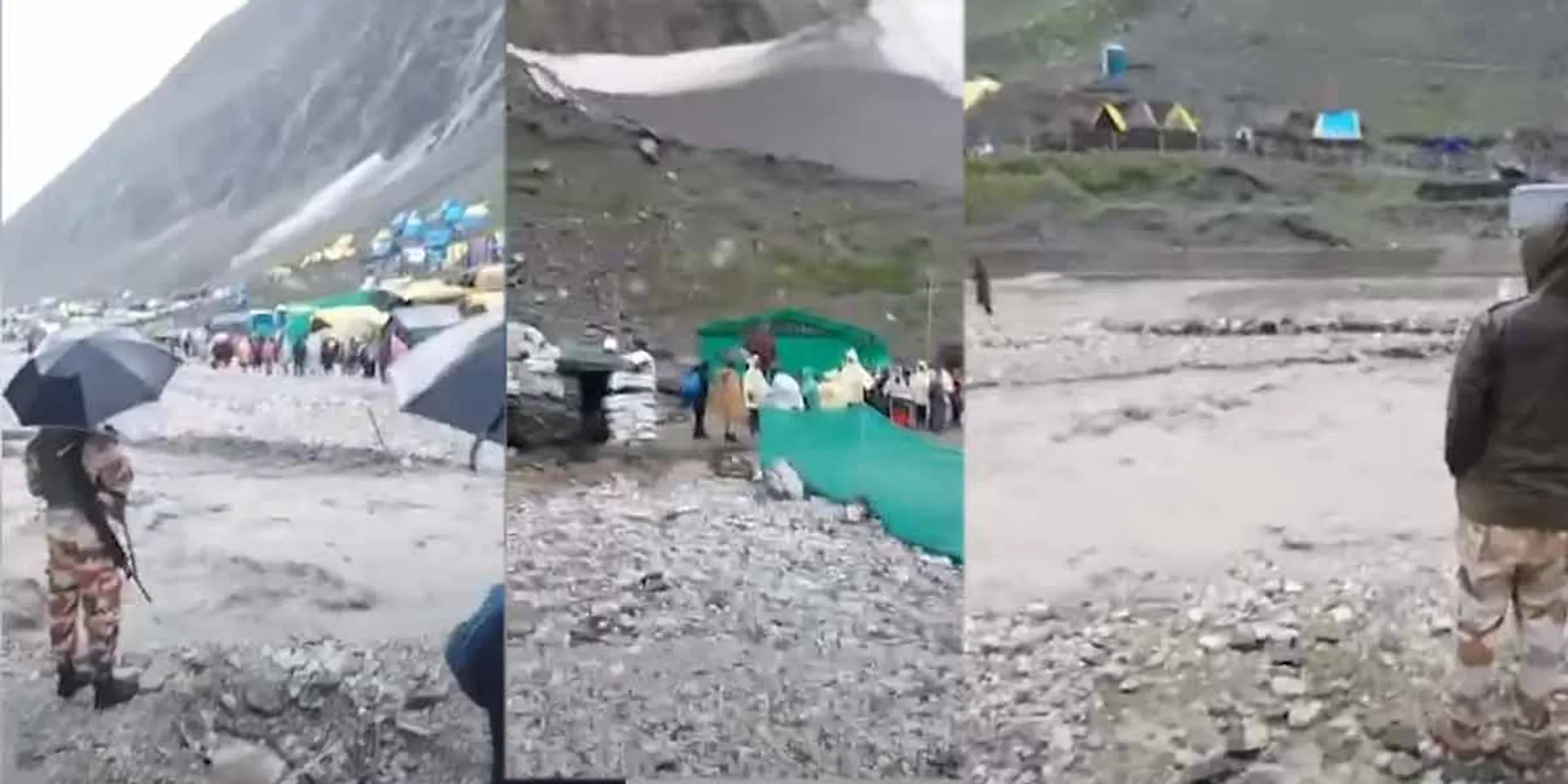  10 people lost their lives in Amarnath due to cloudburst and floods