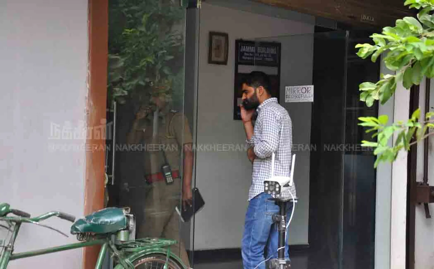 Inspection at Auditor's Office of Ex-Minister Kamaraj (Photos)