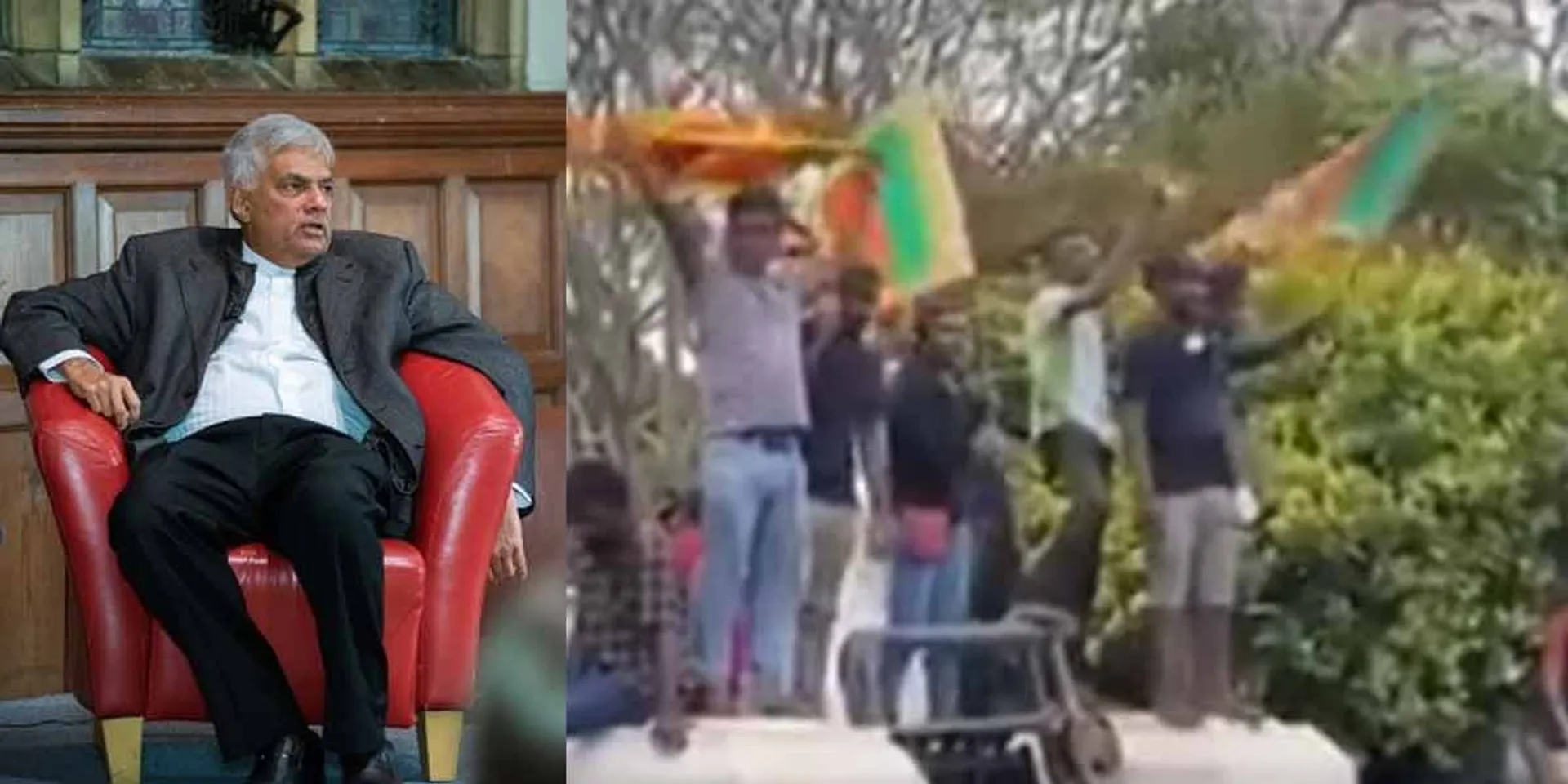 stuggler's who seized the Prime Minister's house... Ranil's decision?