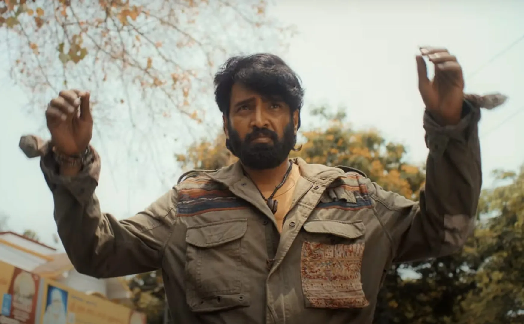 rathnakumar direction santhanam starrer 'gulugulu' movie teaser released