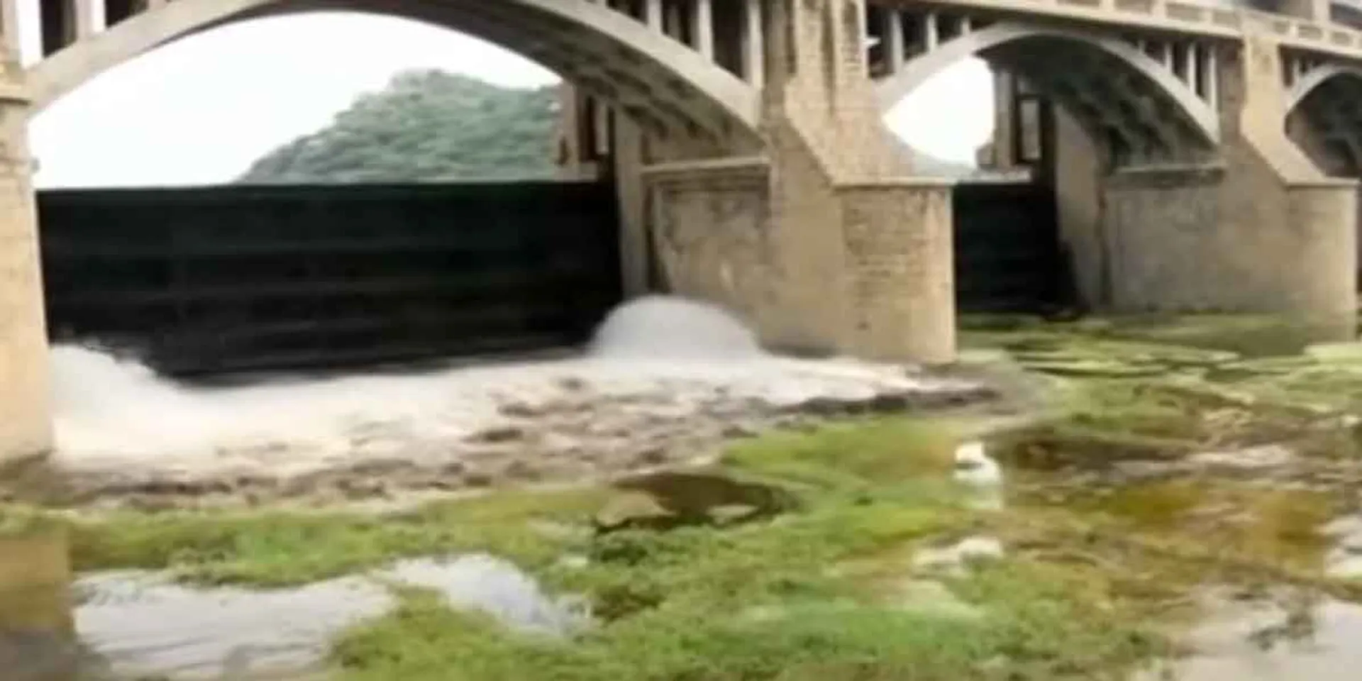  Mettur dam filled for the 42nd time in history... 16 sluice gates opened!