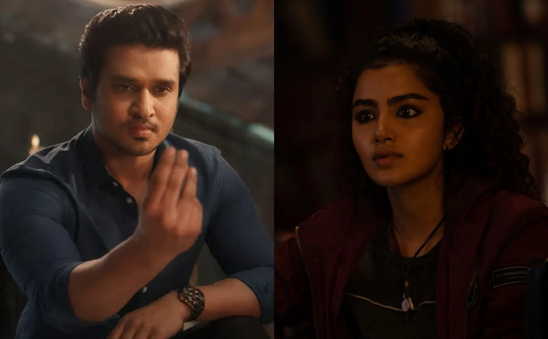 Nikhil Siddharth and Anupama Parameswaran in 'Karthikeya 2' teaser released