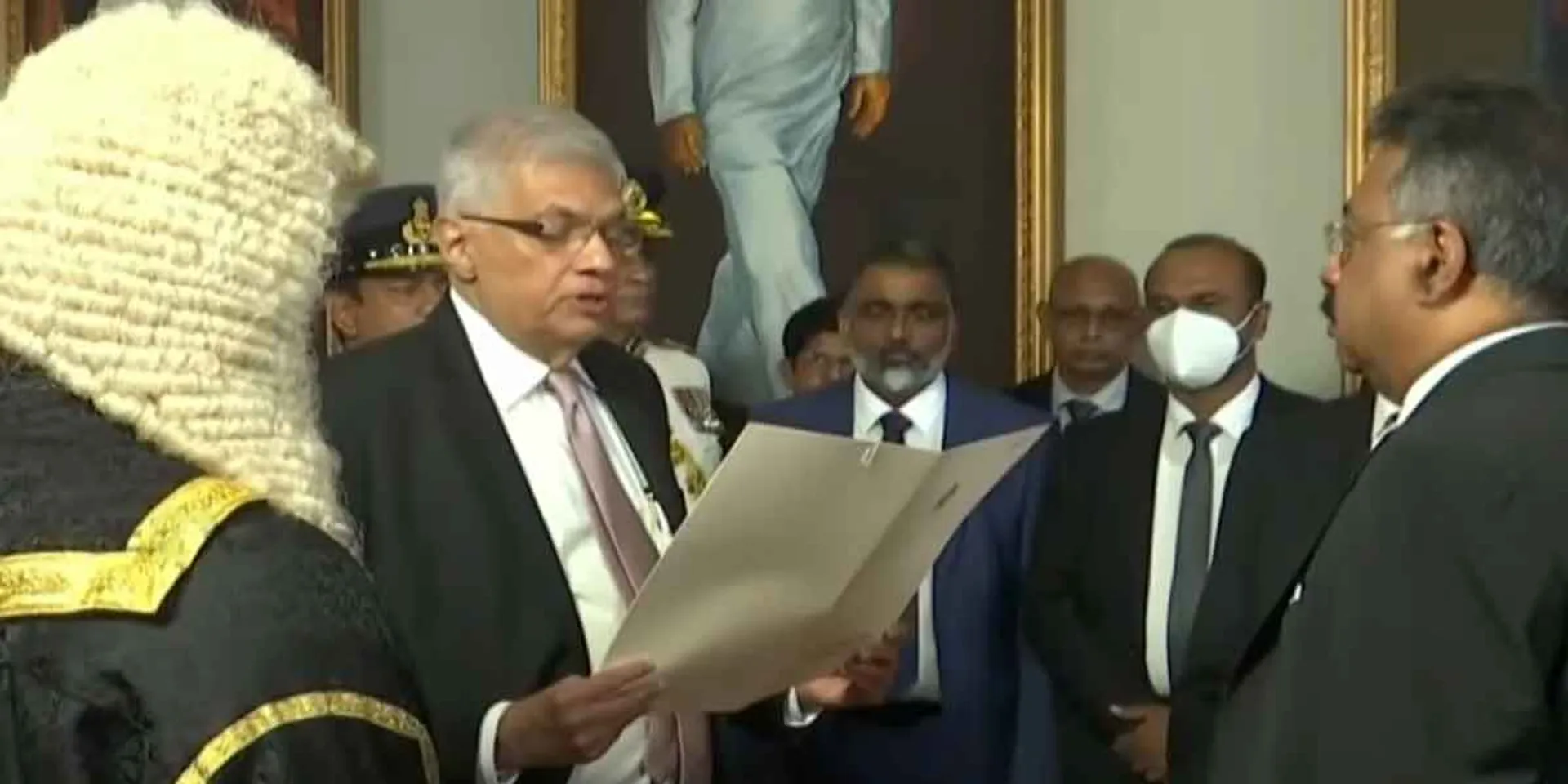 Ranil Wickremesinghe sworn in as President of Sri Lanka!