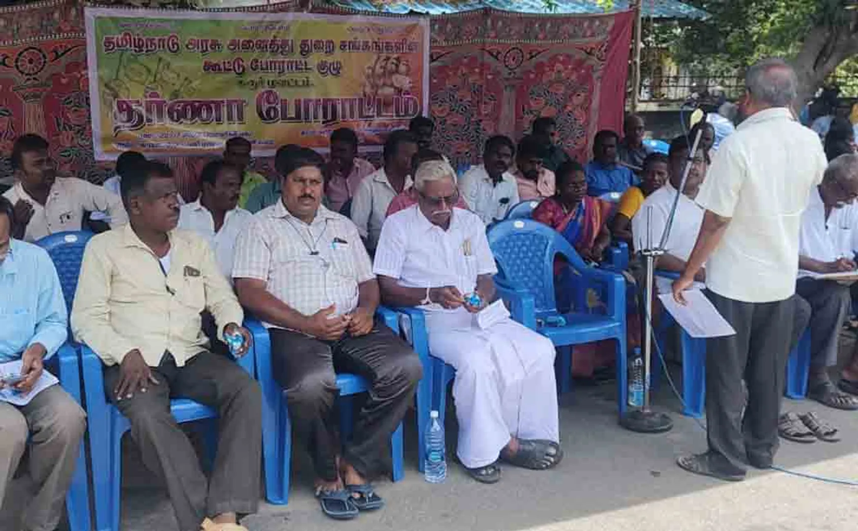 Government department people struggle in karur  