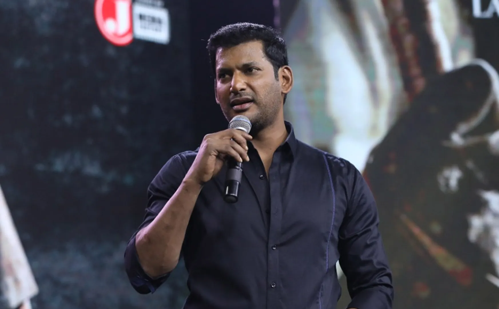 vishal said Karunanidhi and Stalin name should be placed Actors Association building