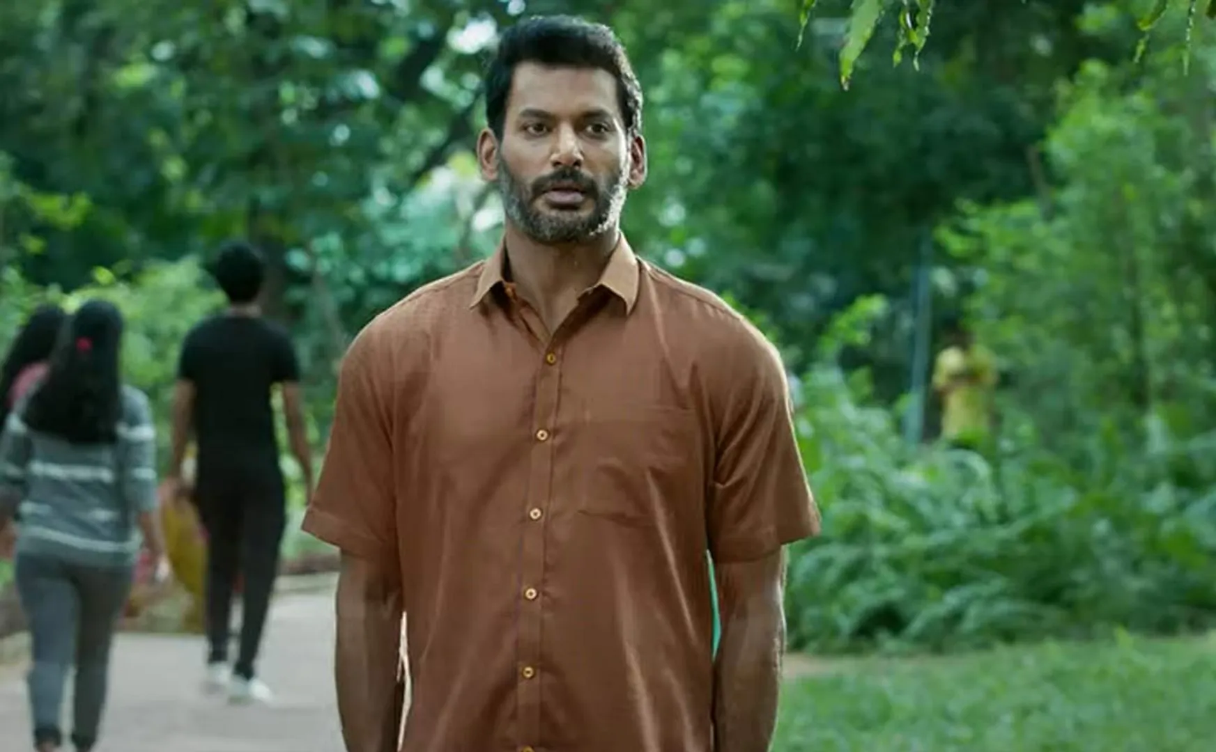 vishal 'Laththi' movie teaser trending in you tube