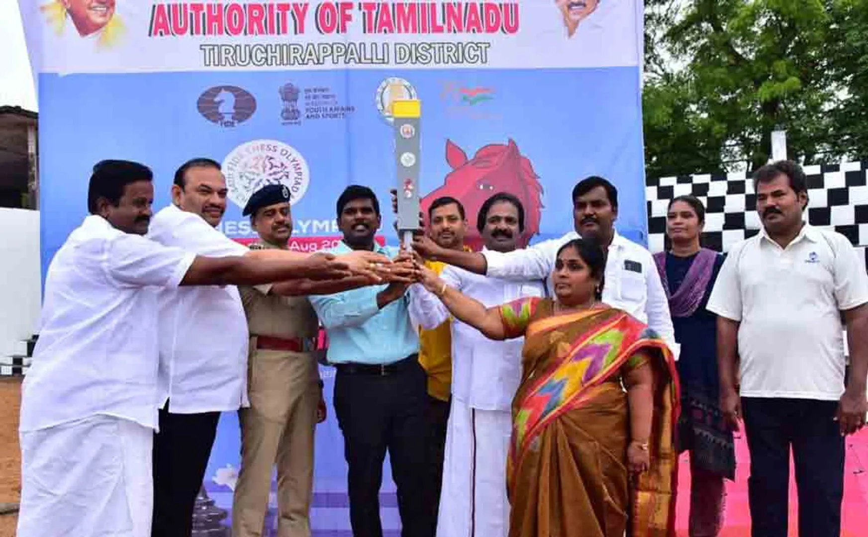 Chess Olympiad  has arrived in Trichy!