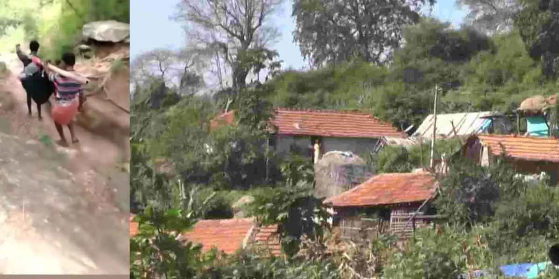  Roadless Village... The pregnant woman was carried away in a cradle!
