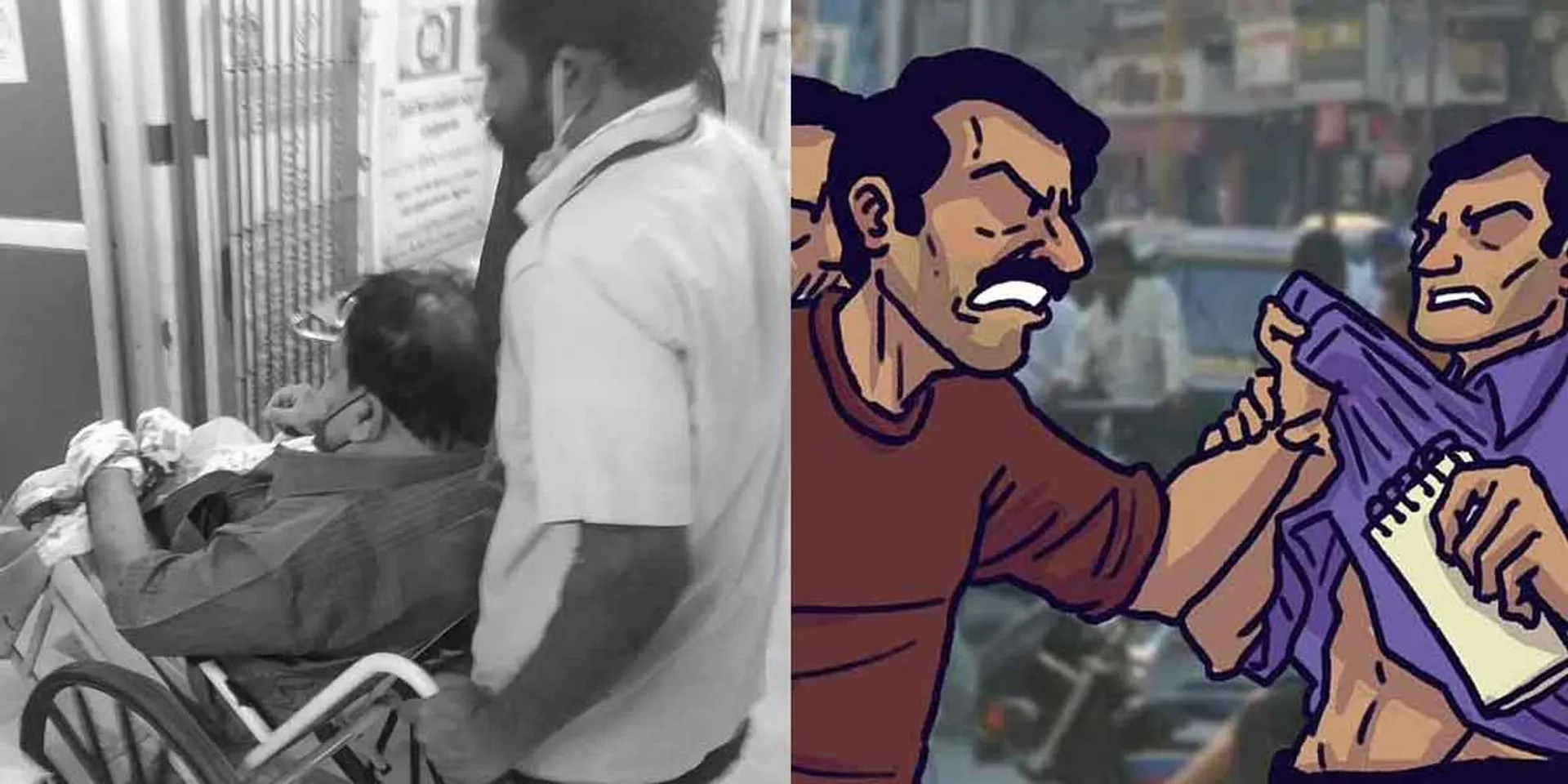 Internal party dispute... Home invasion attack on DMK official!