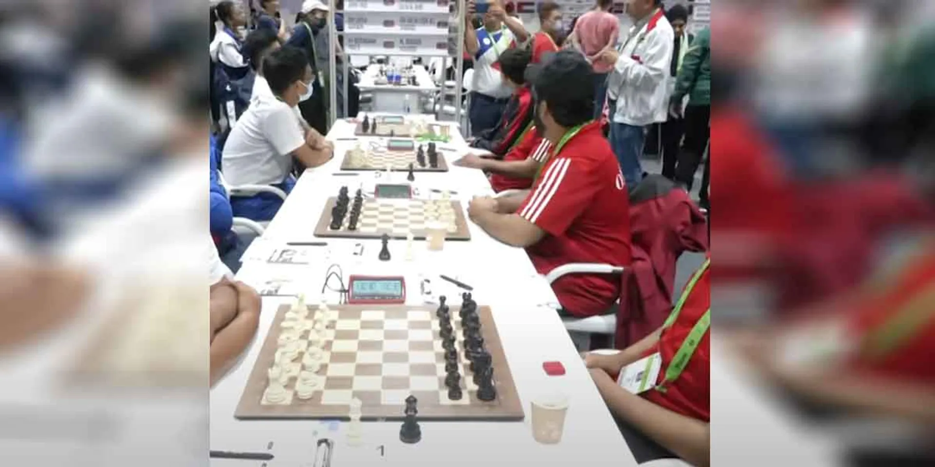 Chess Olympiad... Sathwani who claimed the first victory