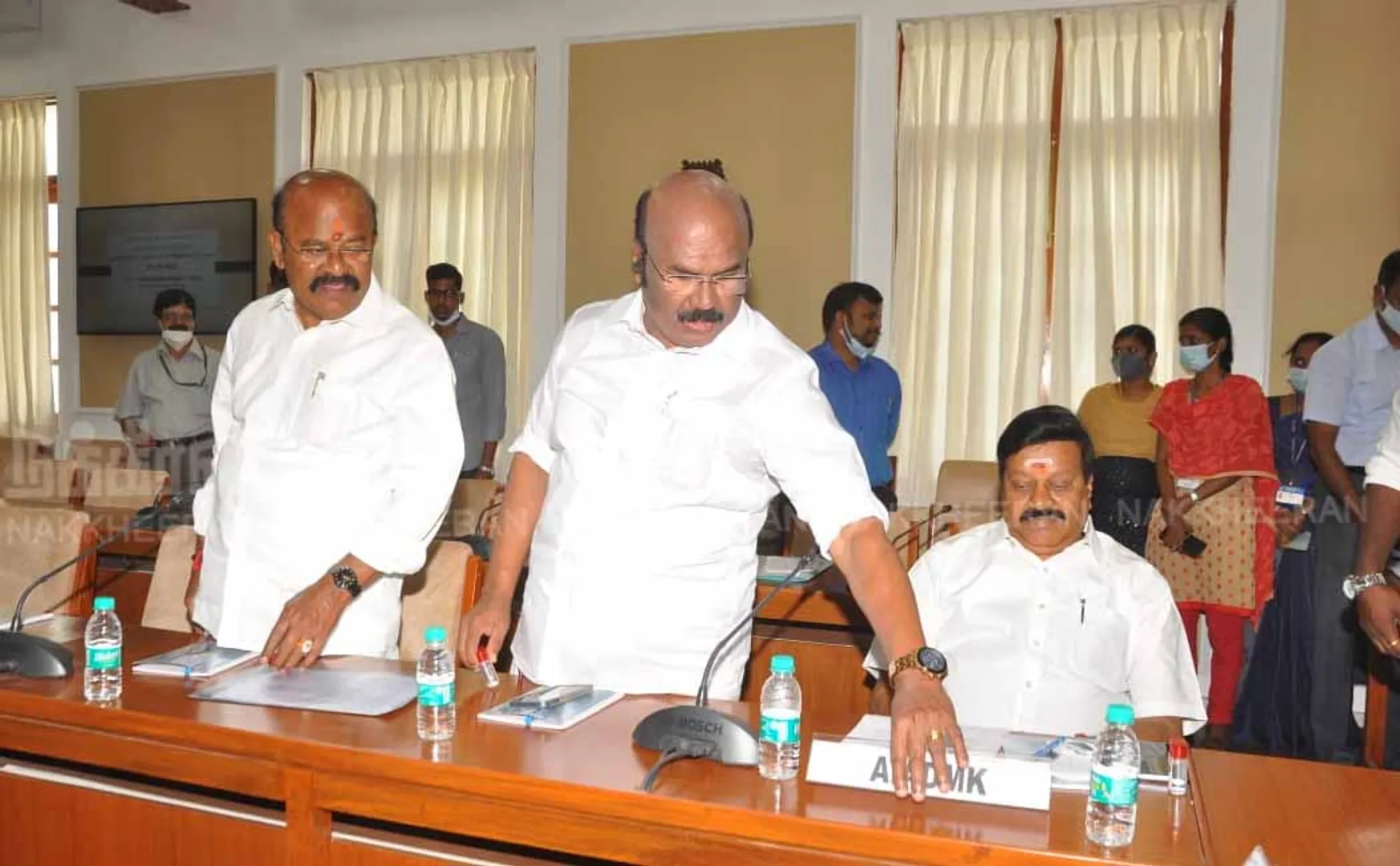 Election Commission Advisory Meeting- ADMK Jayakumar took the name board!