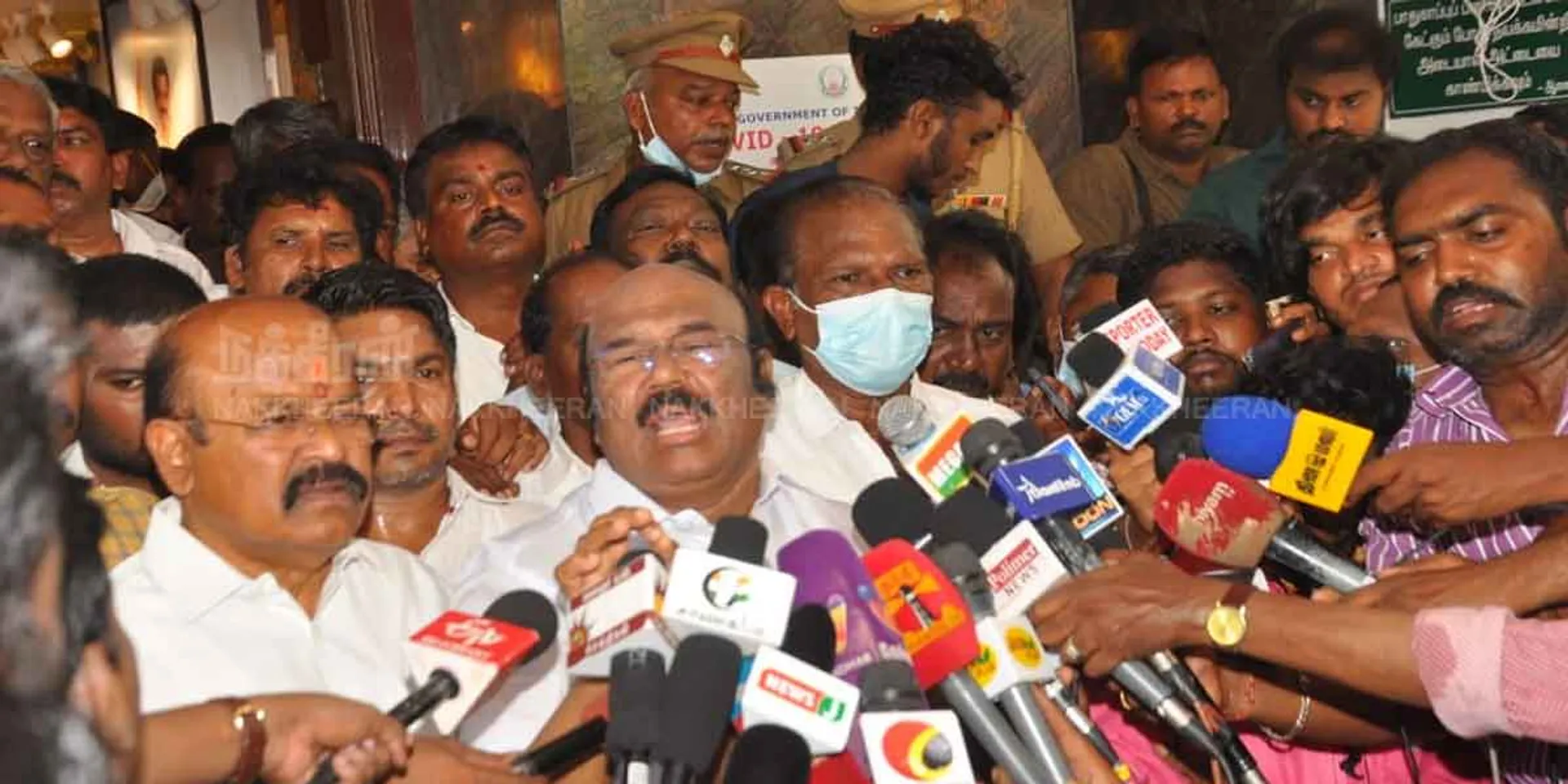 "If you long for AIADMK, we will bear it" - a tense Jayakumar