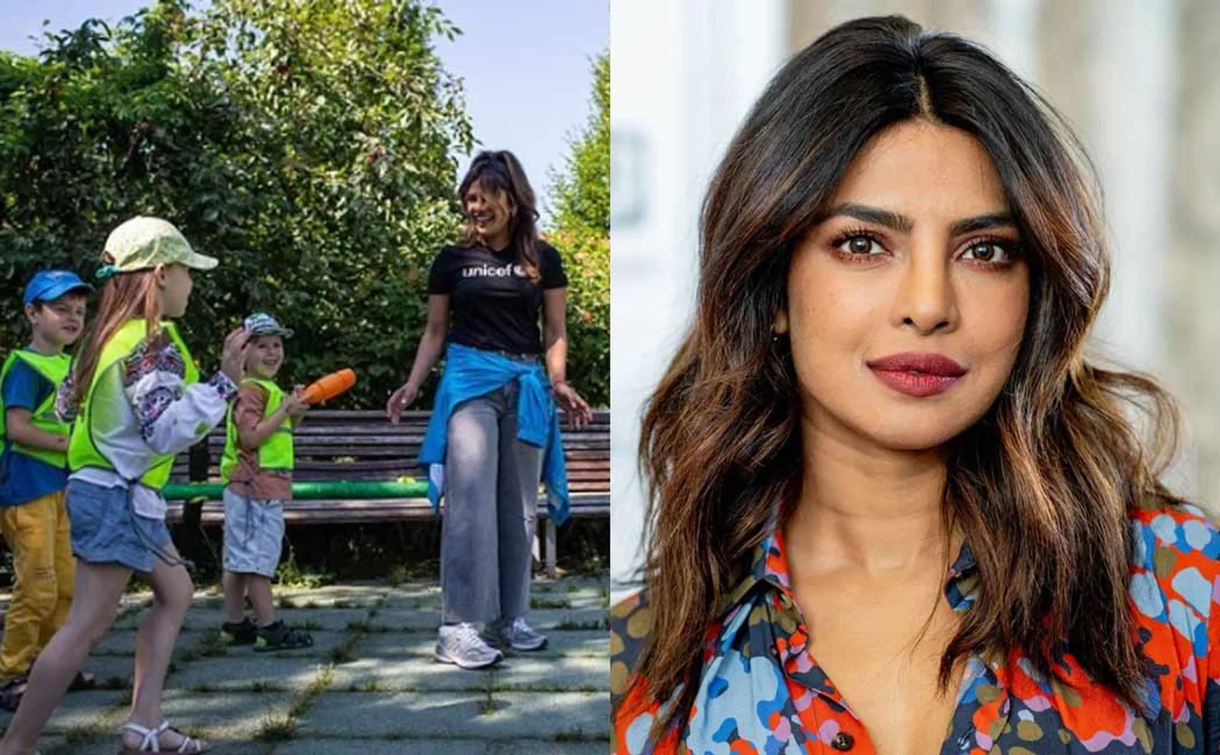 "They really need protection" - Priyanka Chopra with Ukraine children