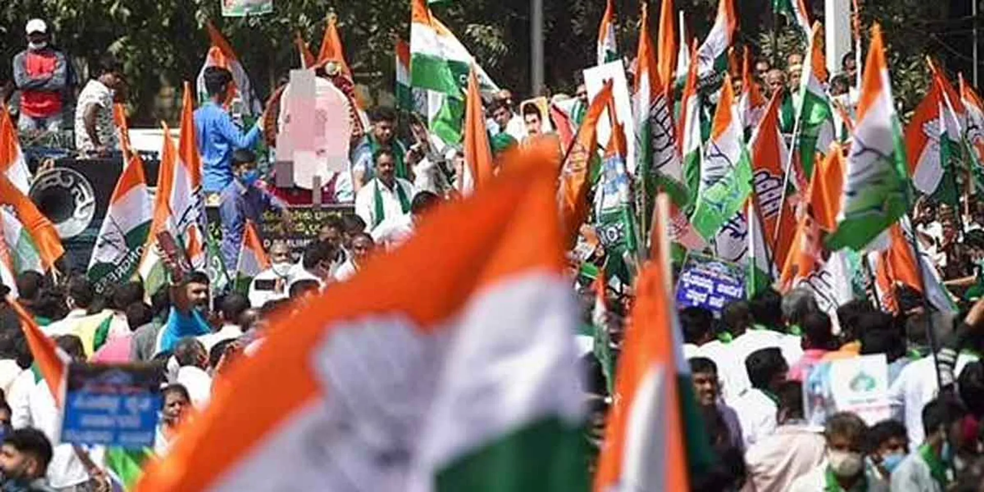 Congress Nationwide Struggle... Police Refuse Permission!