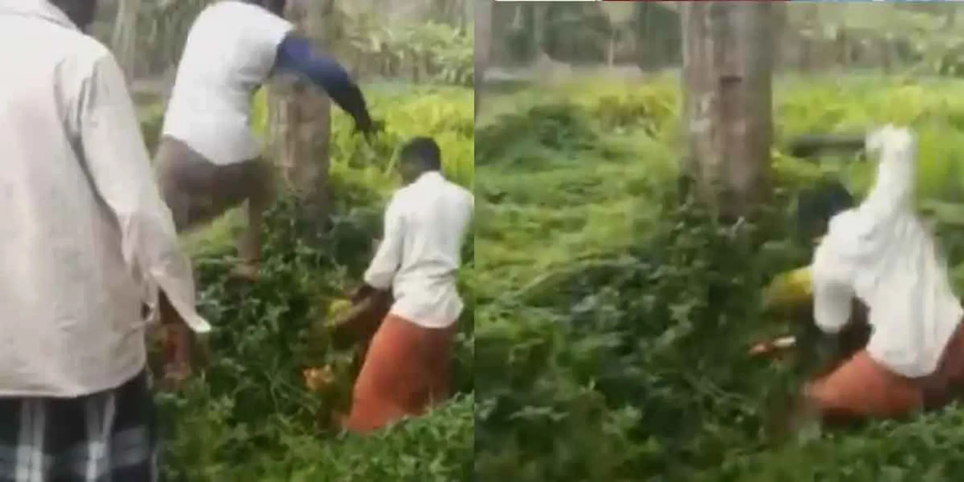 Barrage attack on a youth who refused to give chips - shocking video released!