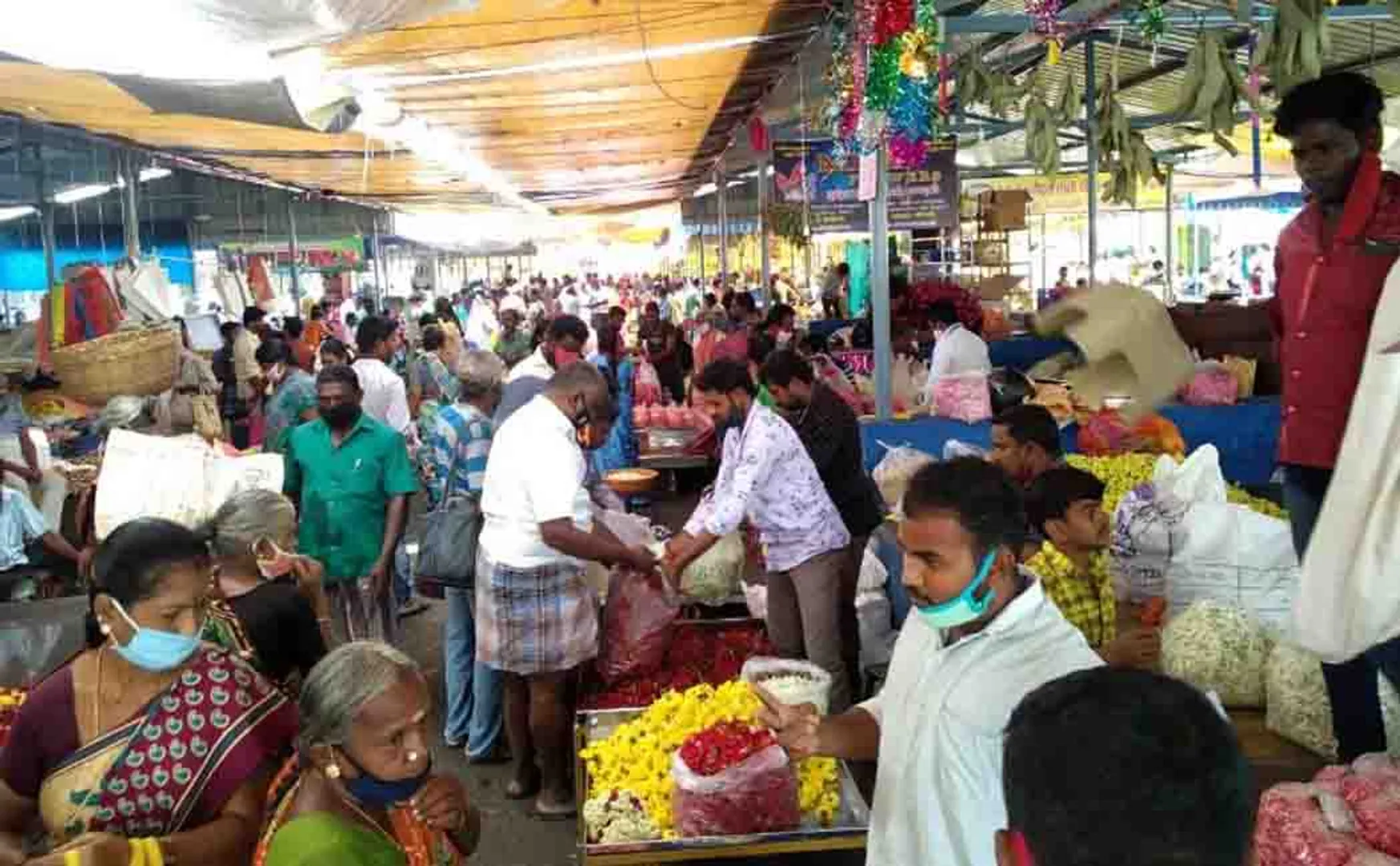  Festival Salem market flowers rise in price; Kundumalli 1,000 kg!