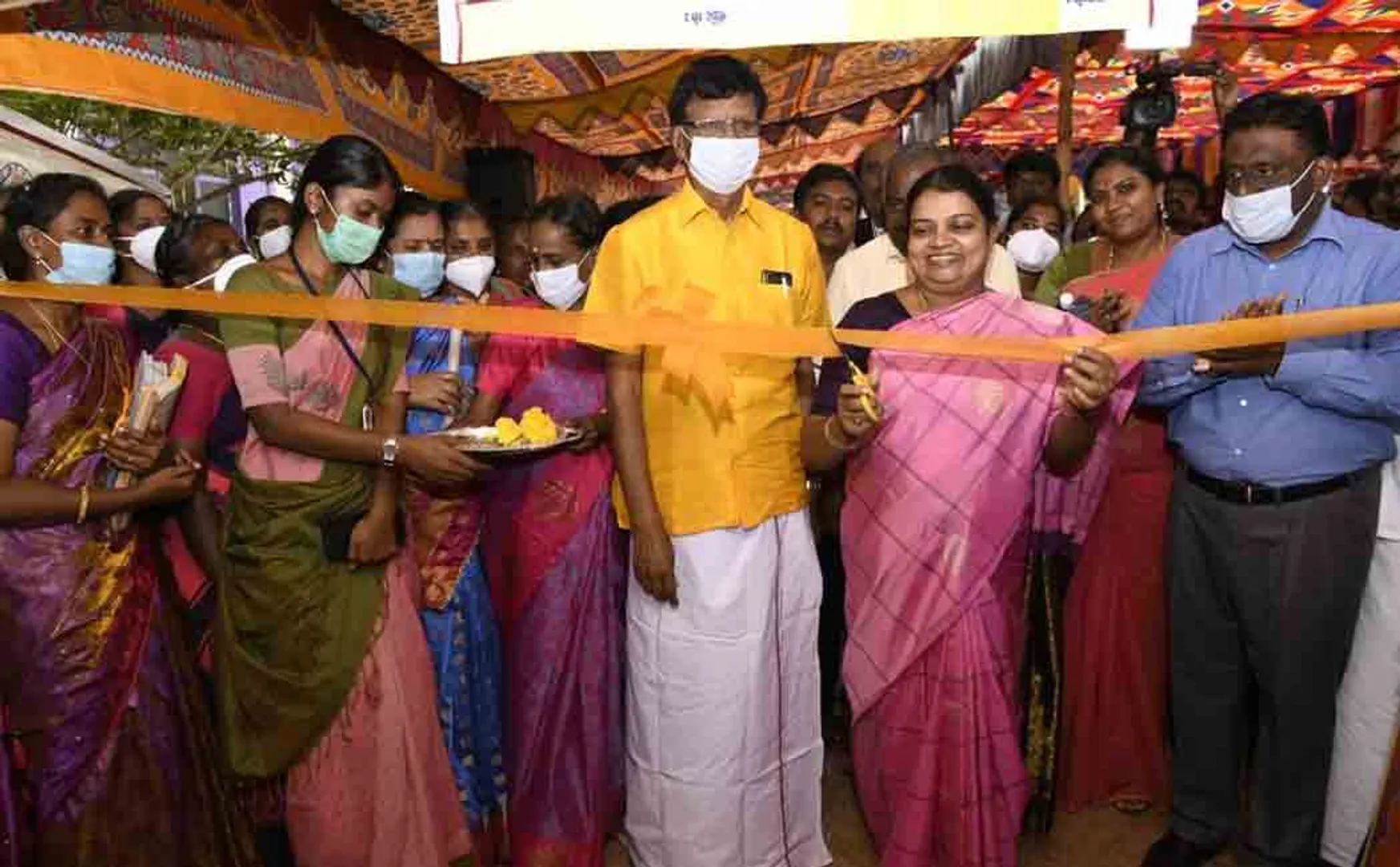 Minister Geethajeevan paid a surprise visit to the collector's office!