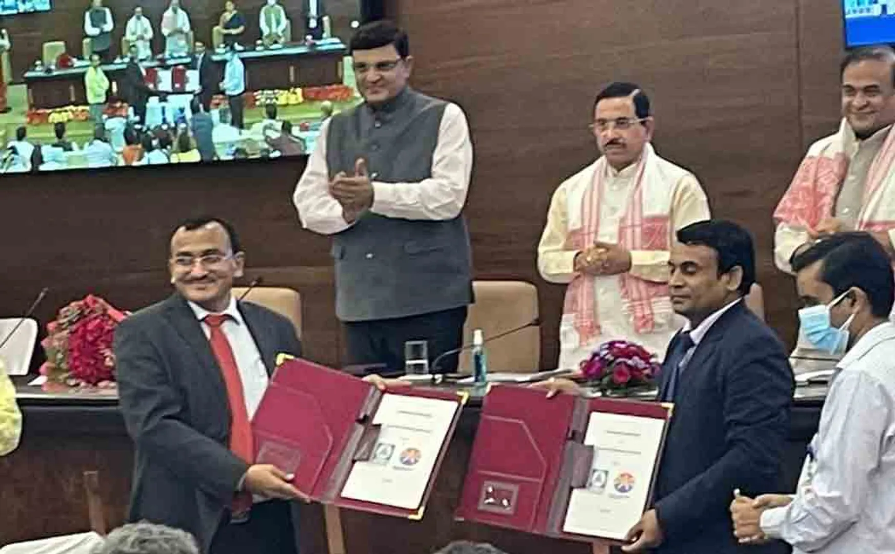 NLC signed a memorandum of understanding with the Assam government!