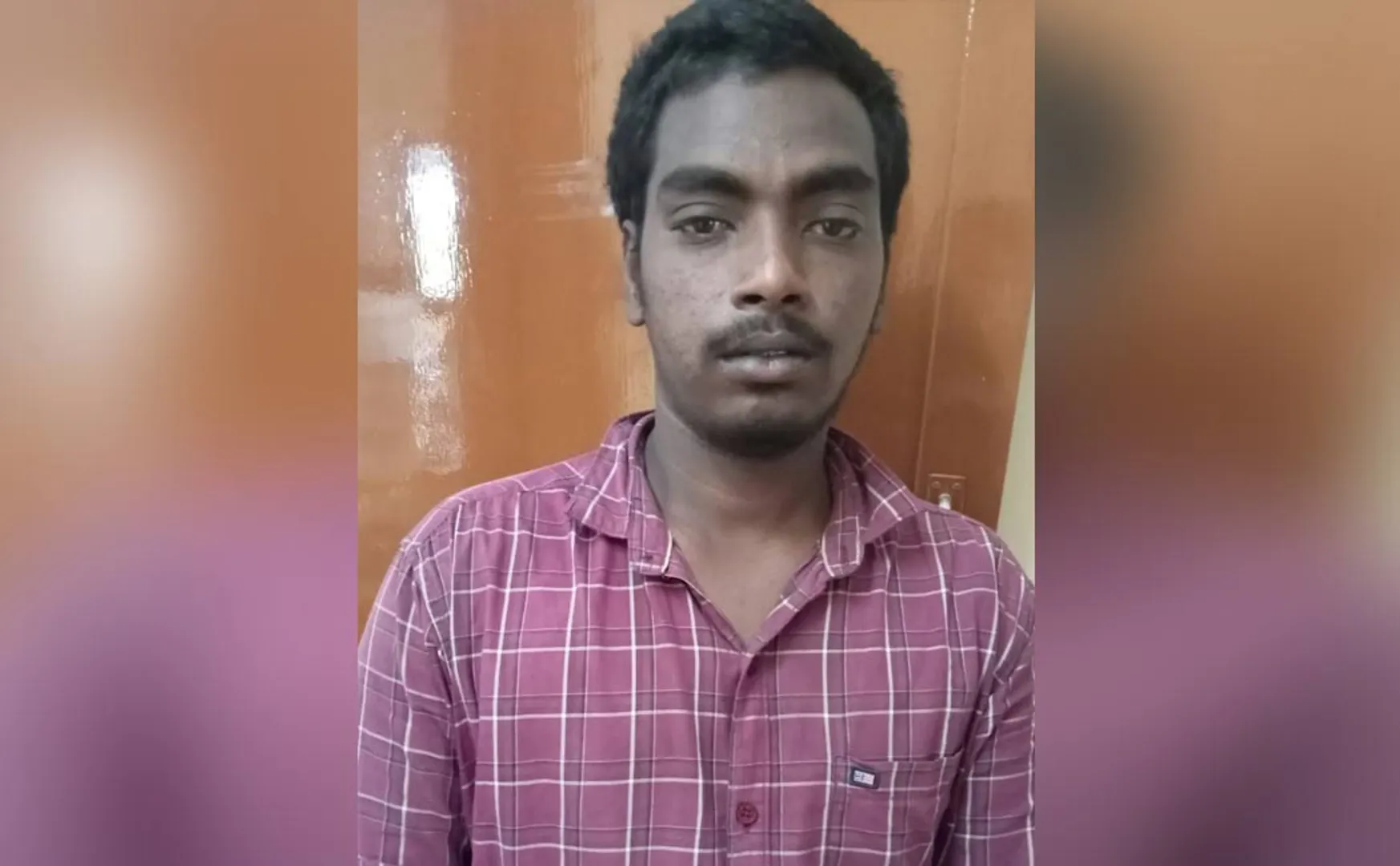 karur Youth arrested giving liquor school students