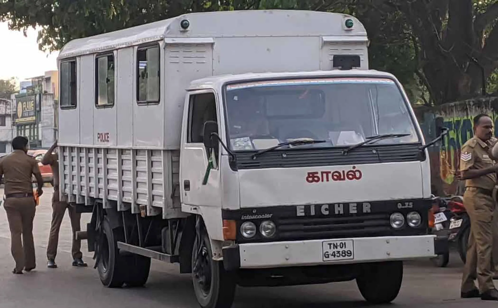 police van