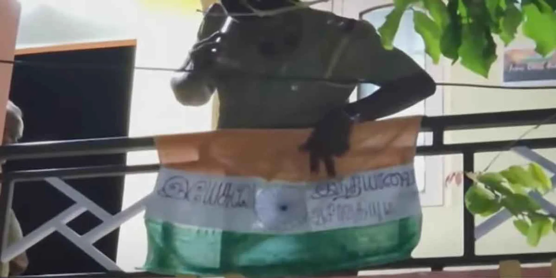 Teacher arrested for flying 'Jesus blesses India'-controversial slogan on national flag!