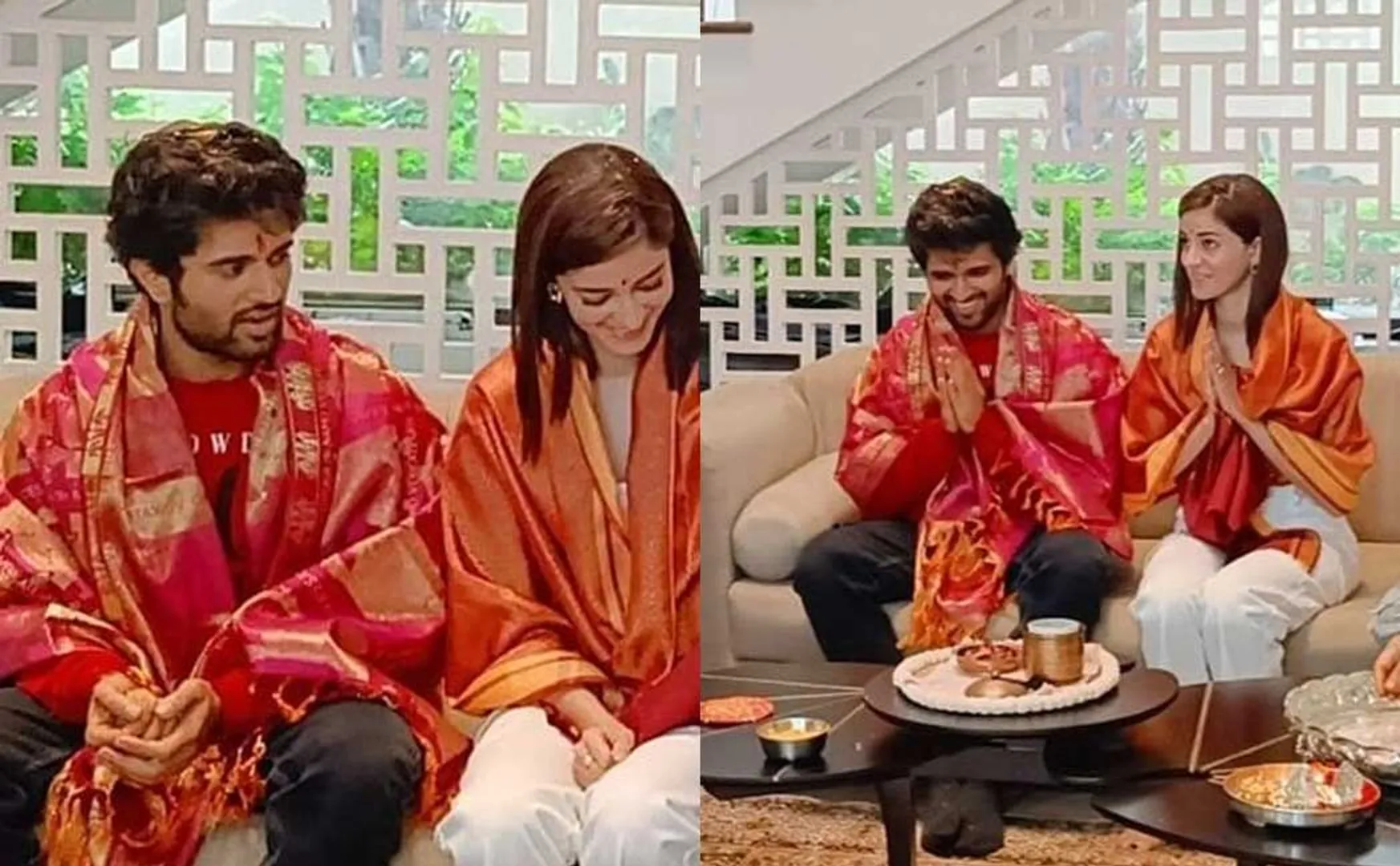 vijay deverakonda, ananya pandey busy in liger promotions