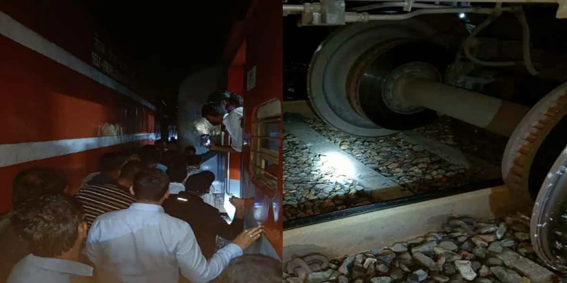 Trains collide and three coaches derail accident!