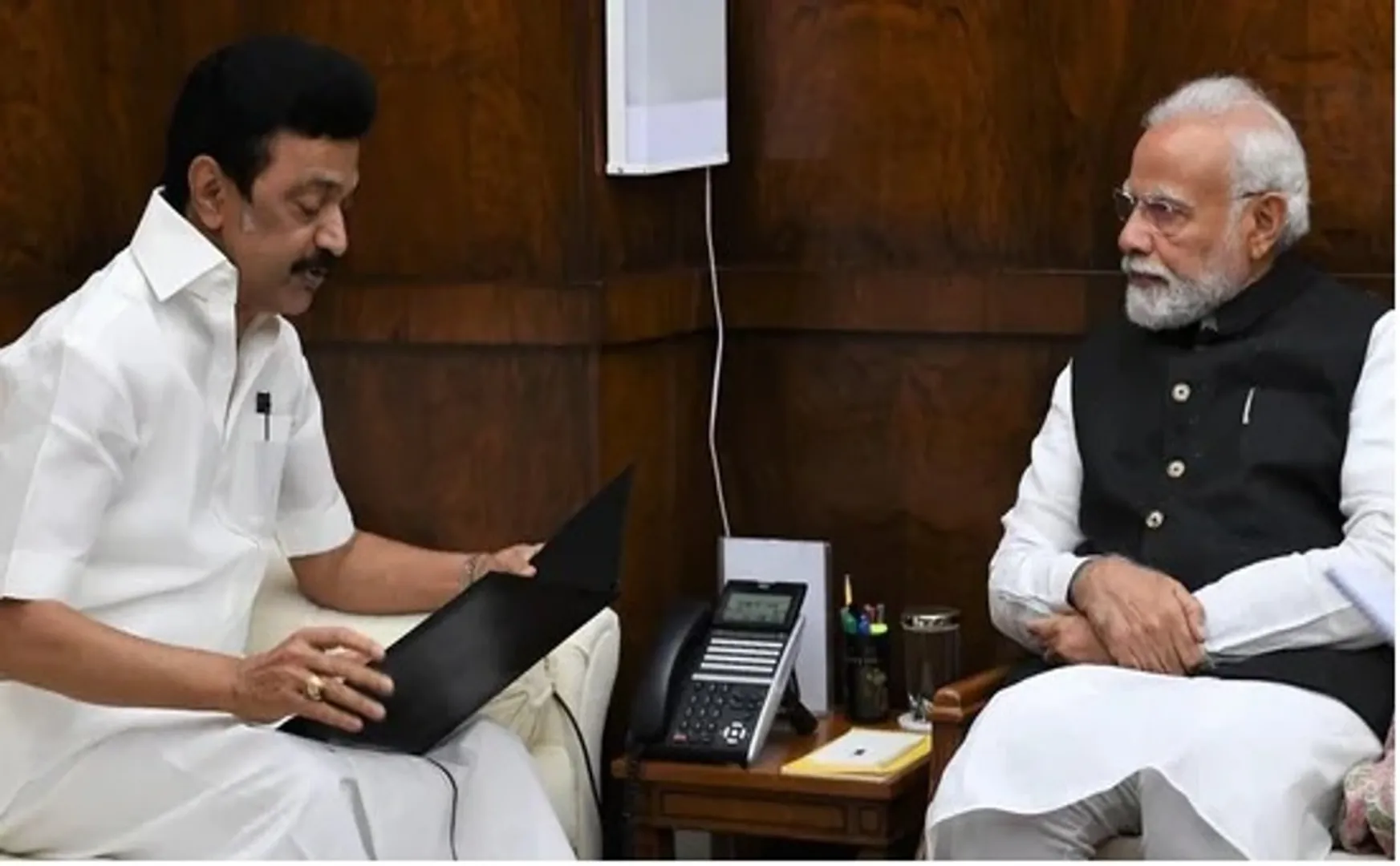 Chief Minister M. K. Stalin's meeting with Prime Minister Narendra Modi!
