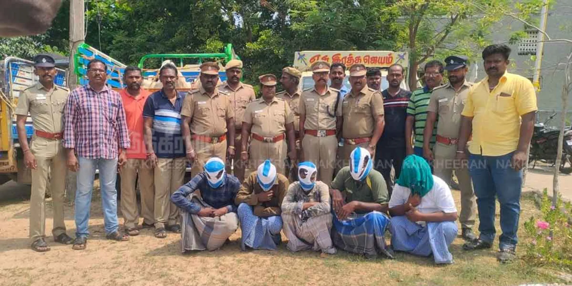 The gang caught stealing goats in droves!