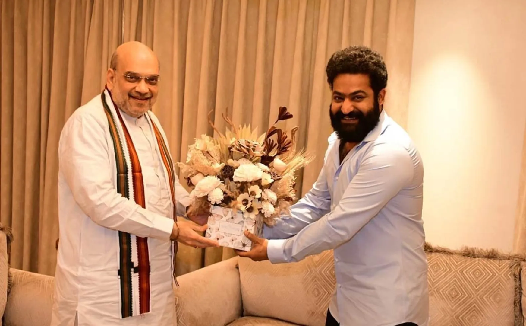Junior NTR meets Amit Shah