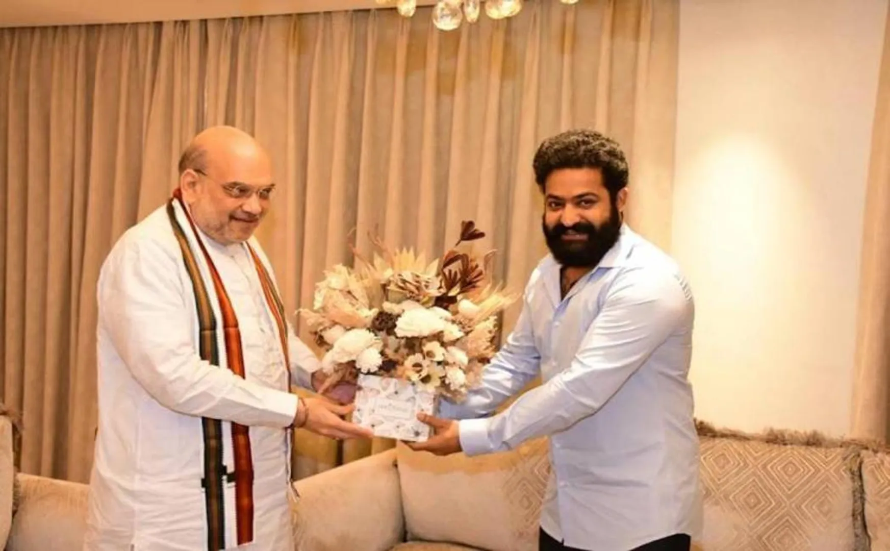 Junior NTR meeting with Union Home Minister Amit Shah!- Sensation in Telangana politics!