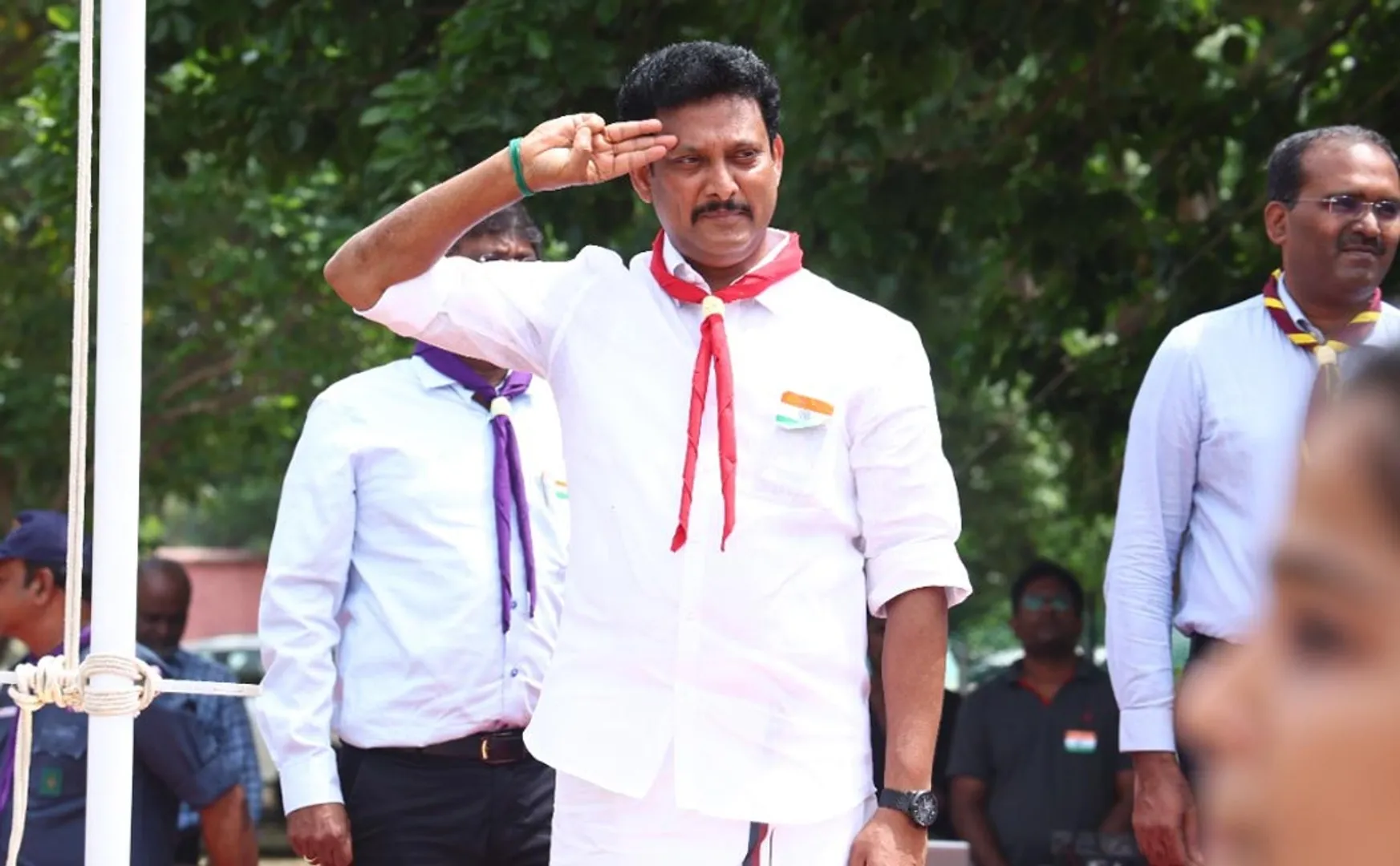 minister anbil mahesh poyyamozhi elected tamil nadu scout leader 