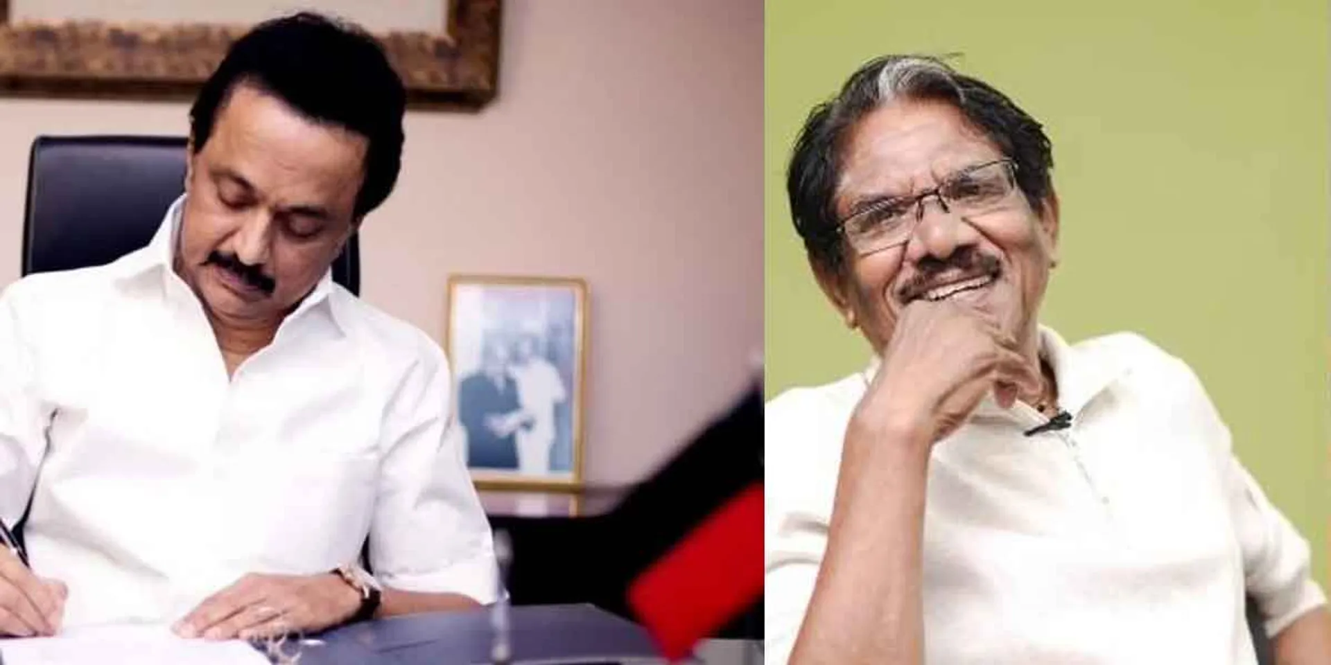 Tamil Nadu Chief Minister inquired about Bharathiraja's health!