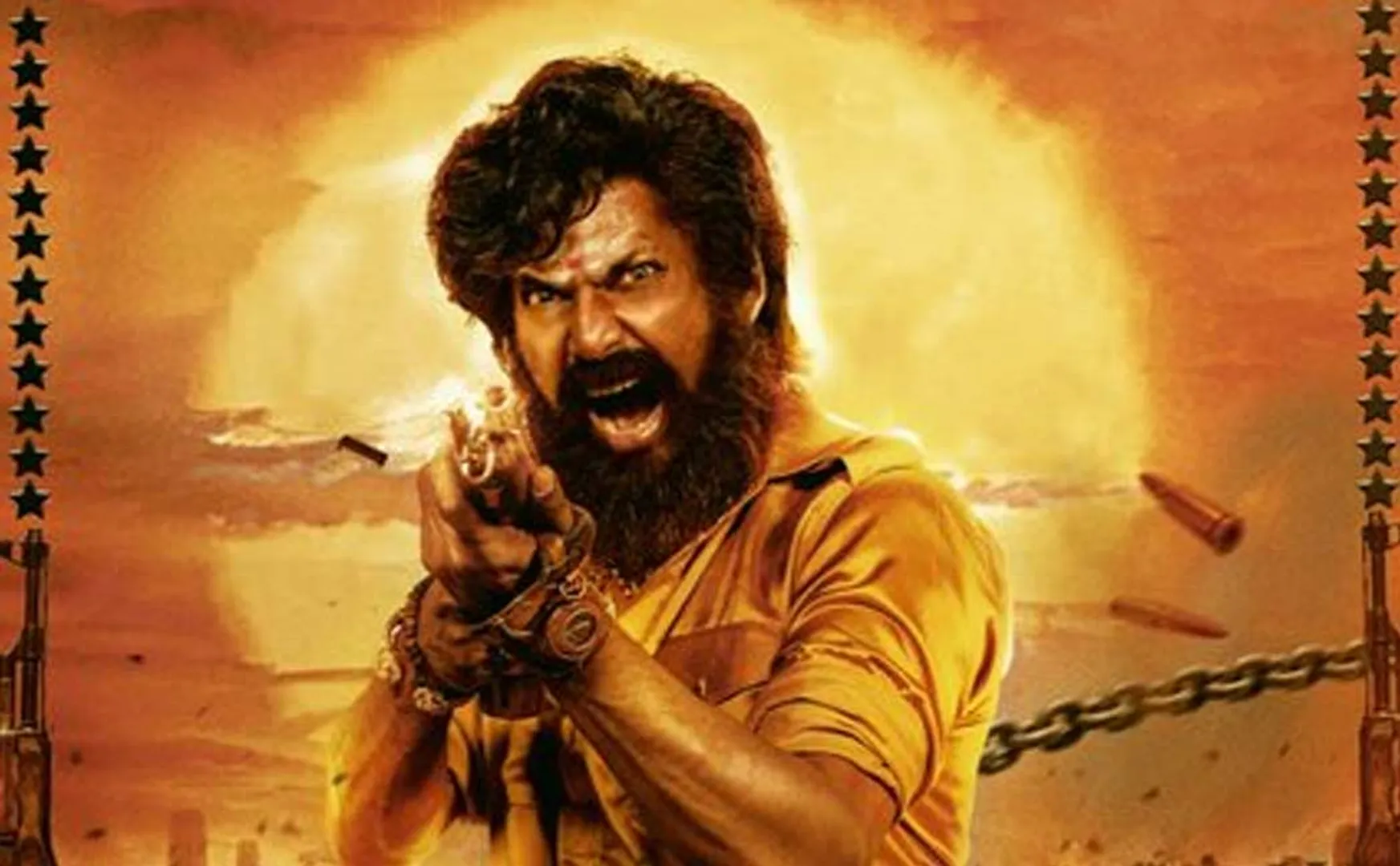 vishal in mark antony first look poster released
