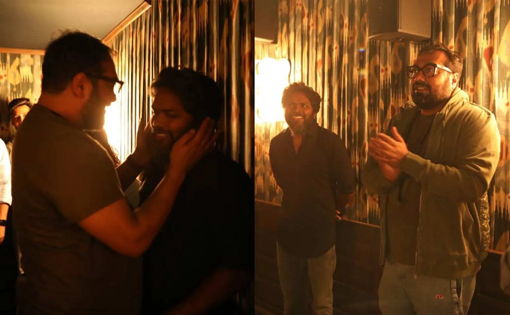  Anurag Kashyap hugged pa.ranjith and praised him after watching Natchathiram Nagargiradhu  