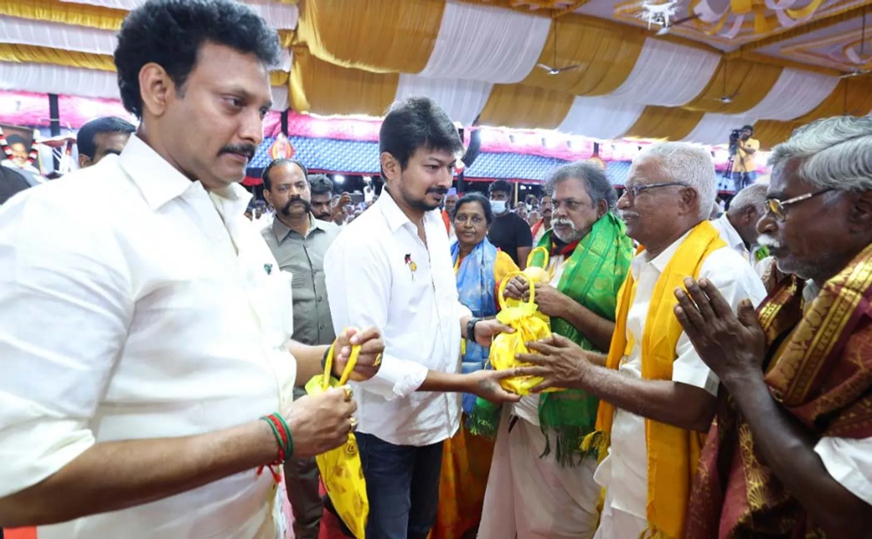 udhayanidhi stalin talks about dmk party function
