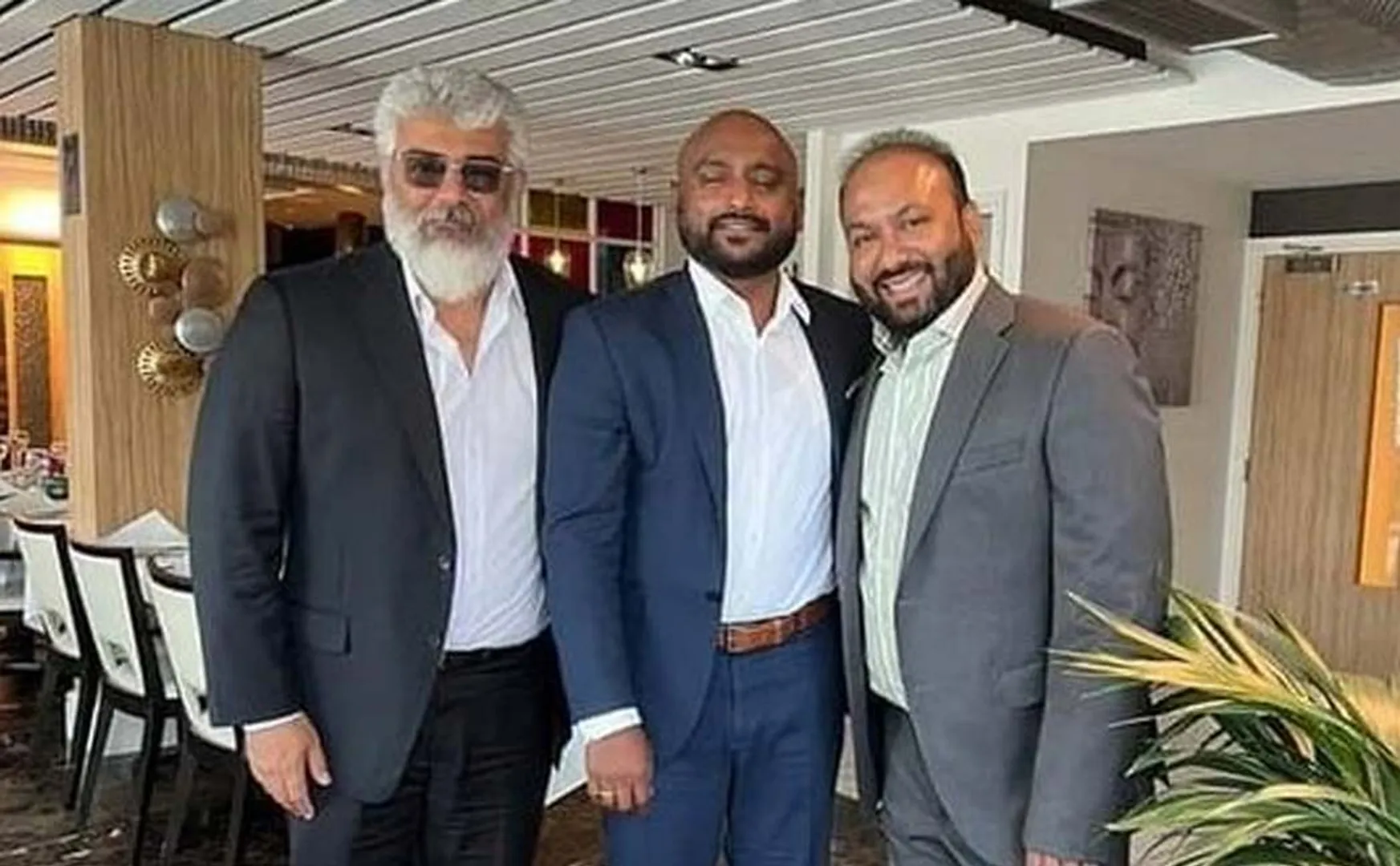 ajith met layca producer subaskaran