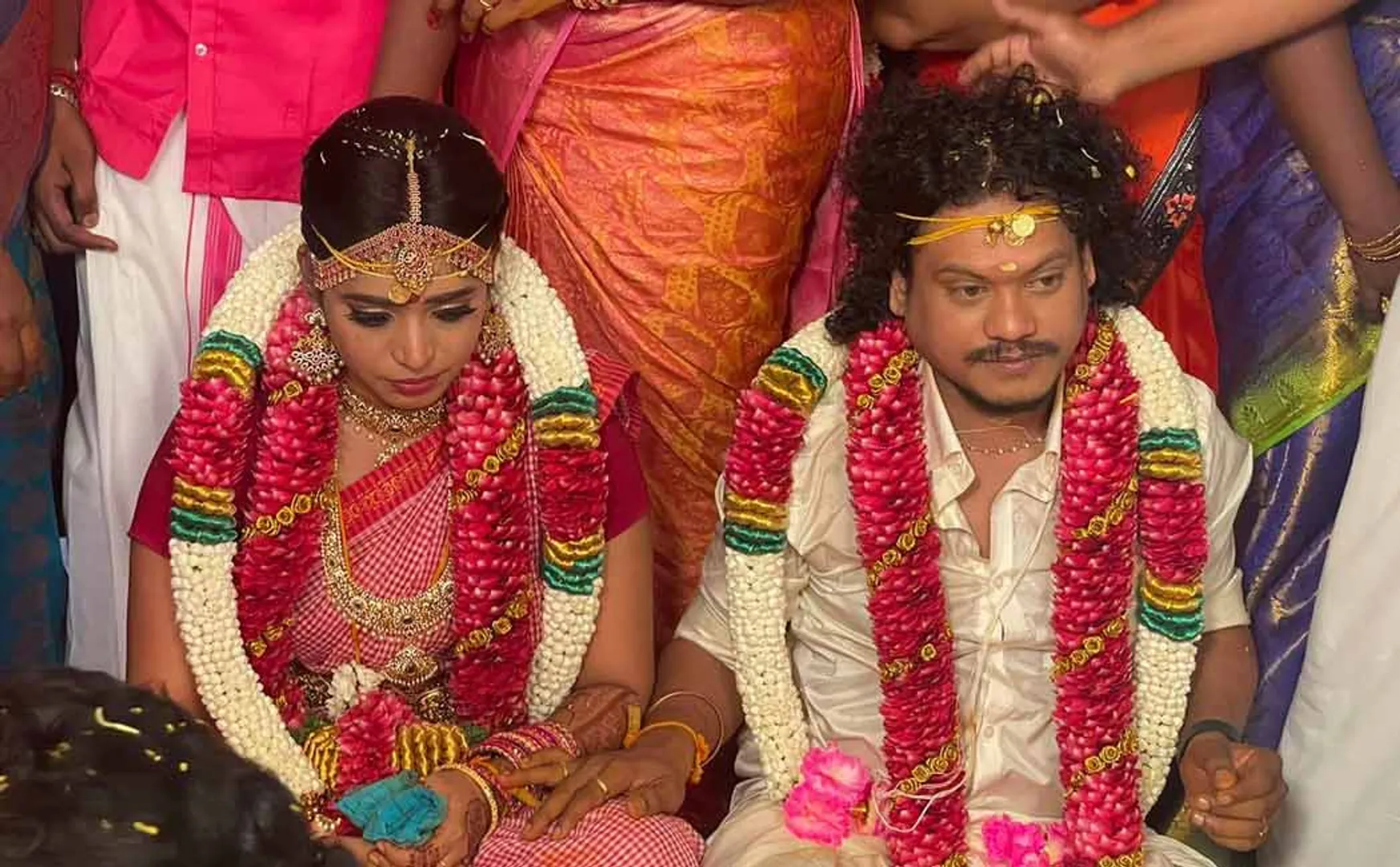 celebrities wishes to pugazh regards his marriage