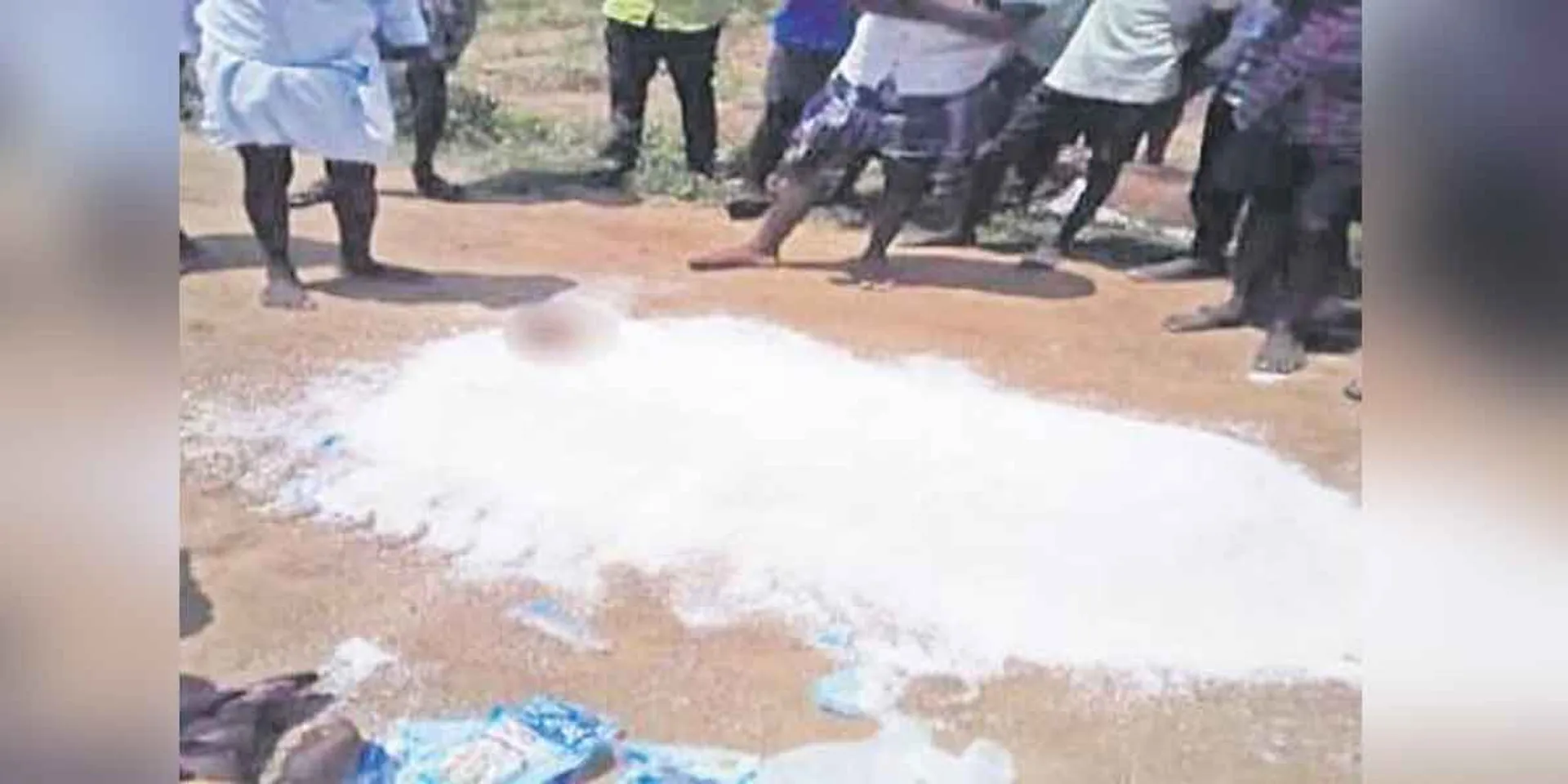 A village frozen in shock by a parent's heroic act to revive a boy