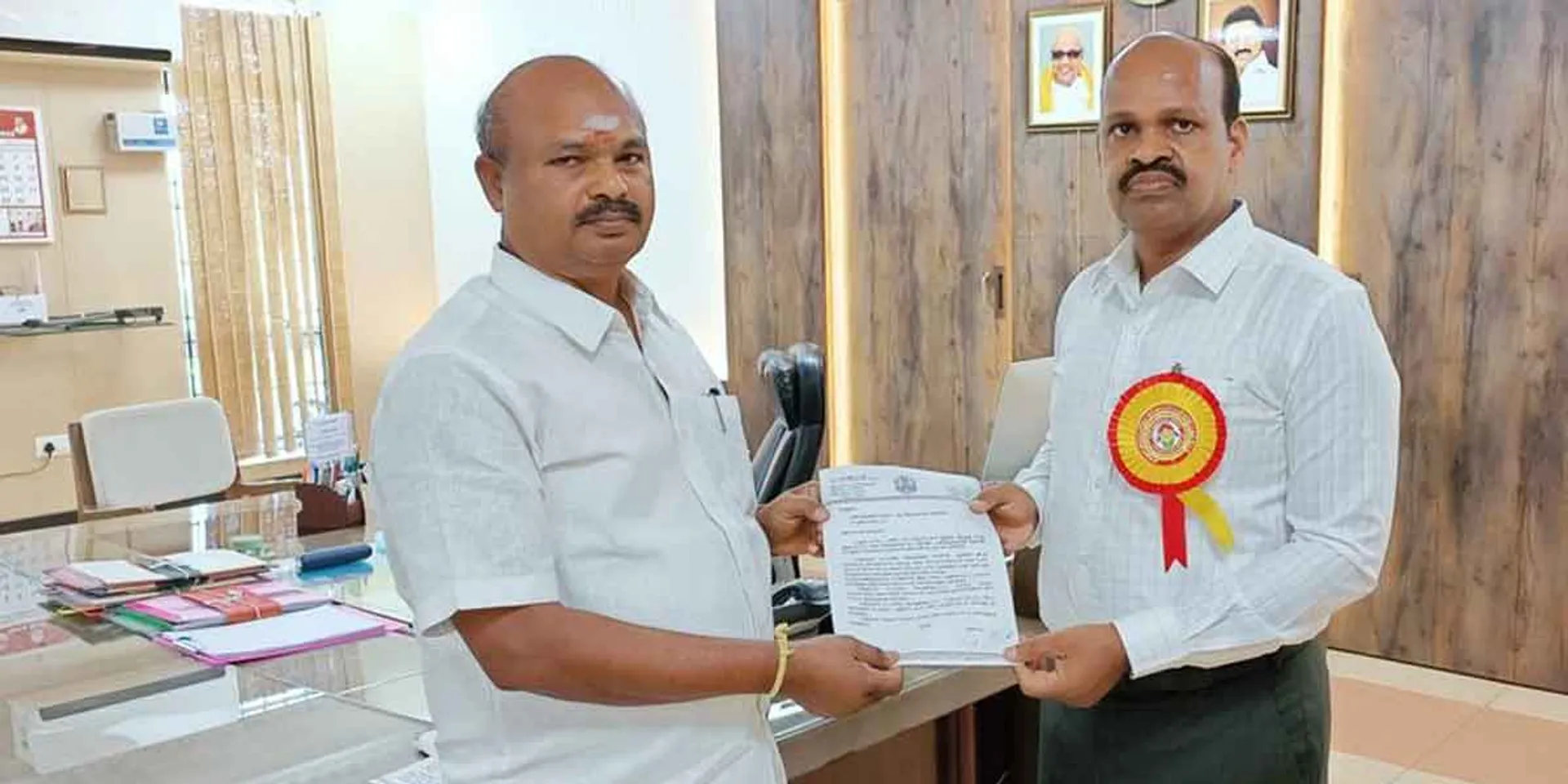 AIADMK MLA met the district collector and gave a demand letter!