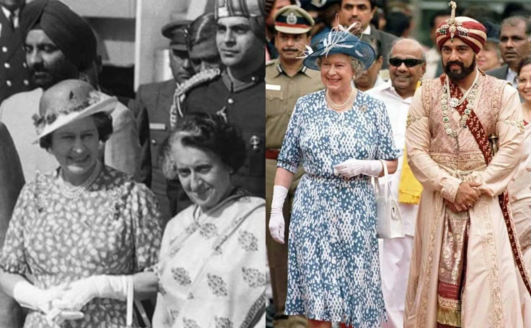 Recounting Queen Elizabeth's India visits