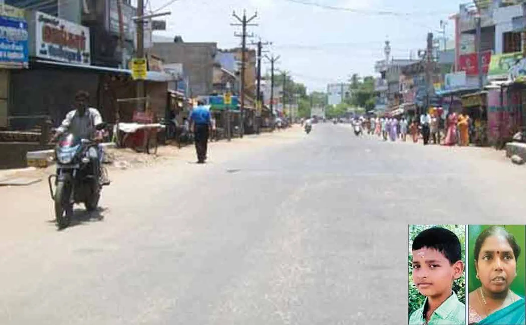 Shop closure protest in Karaikal; The boy paased away was unexplained