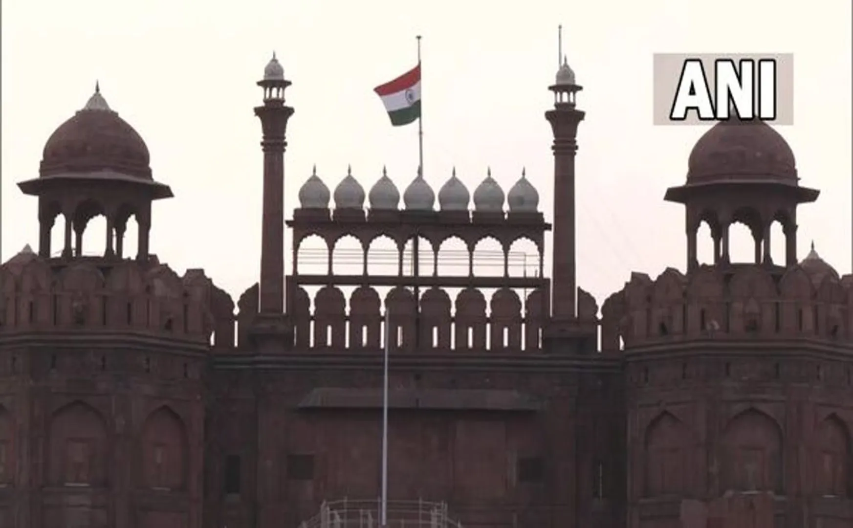 A Day of Mourning for Queen Elizabeth's india government flag 