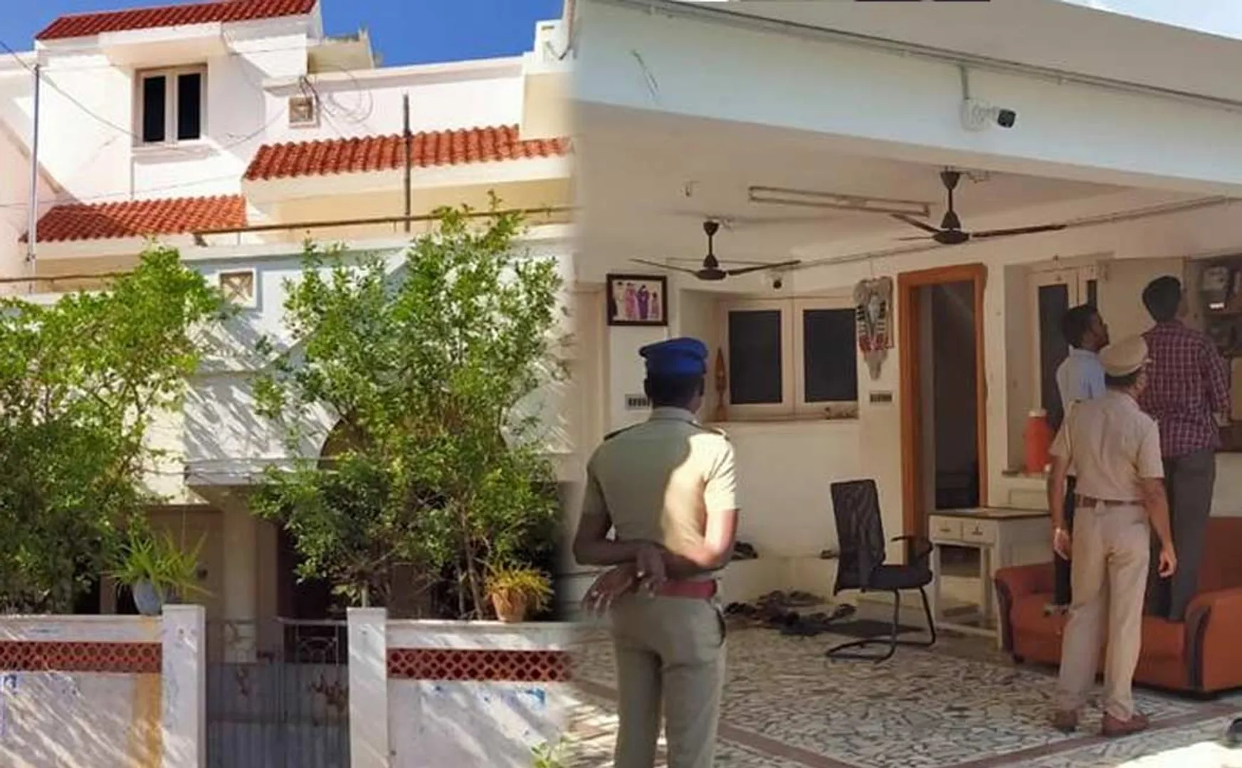 Anti corruption department raided ex Minister Vijayabaskar house