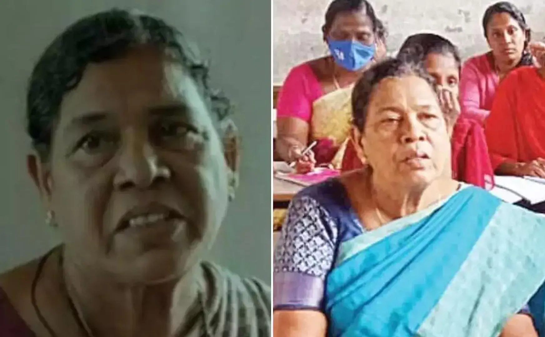 actrees leena antony  wrote 10th class exam age  73
