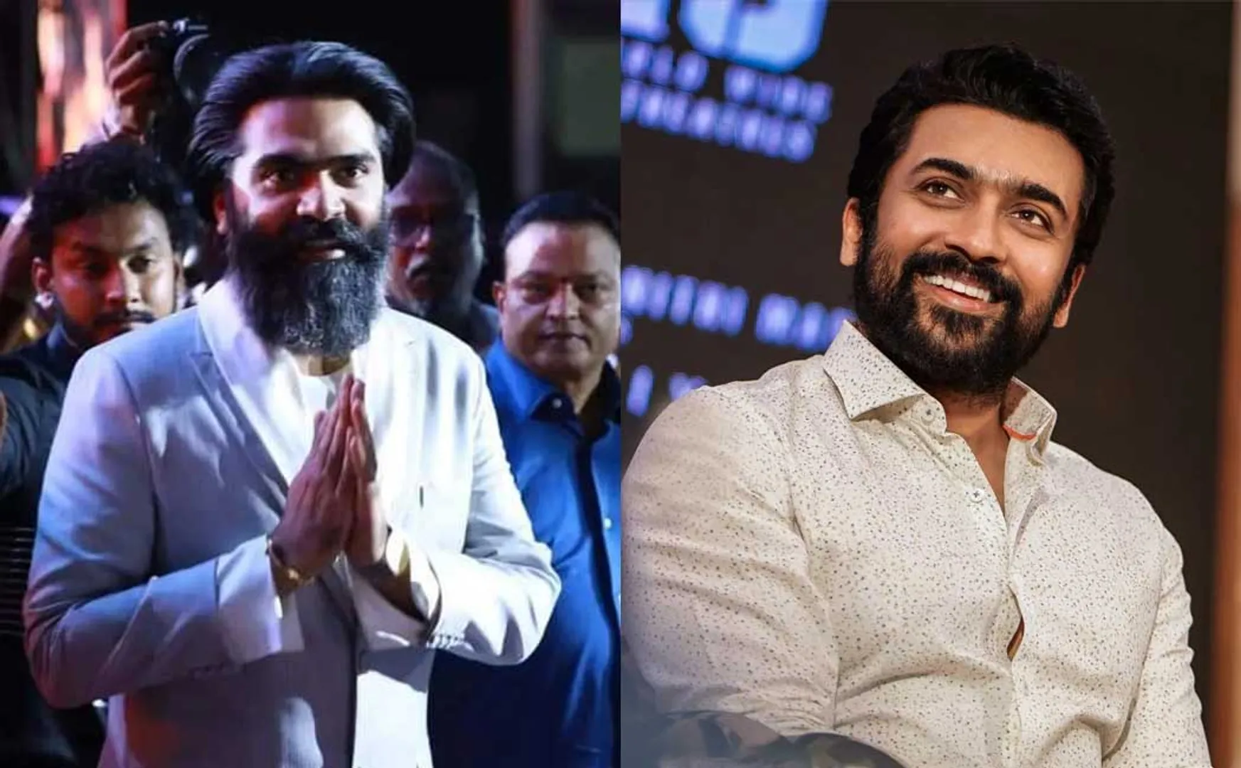 suriya wishes the team of simbu Vendhu Thanindhathu Kaadu 