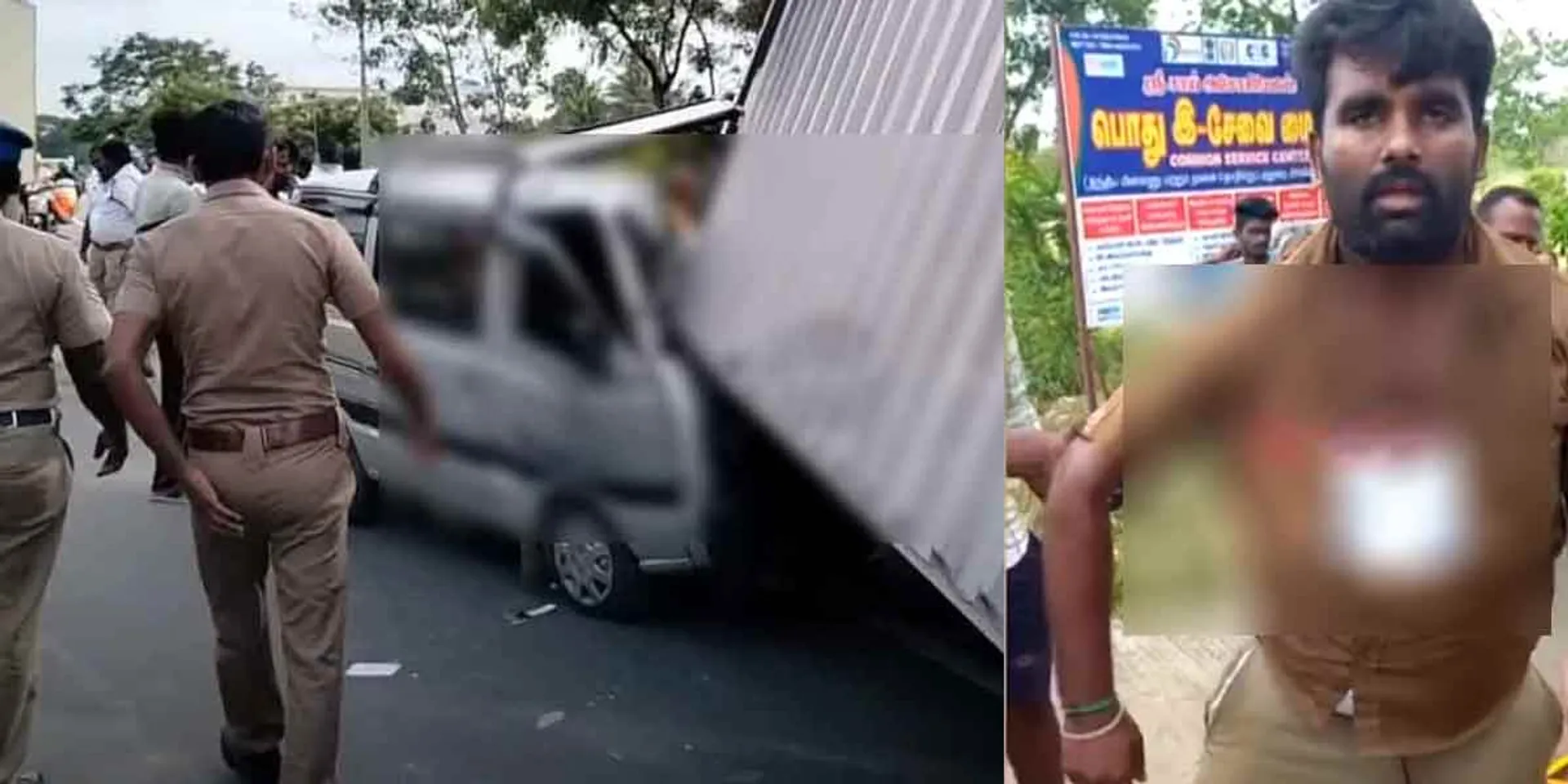 Intoxicated truck driver... Viral video released in connection with Coimbatore accident!