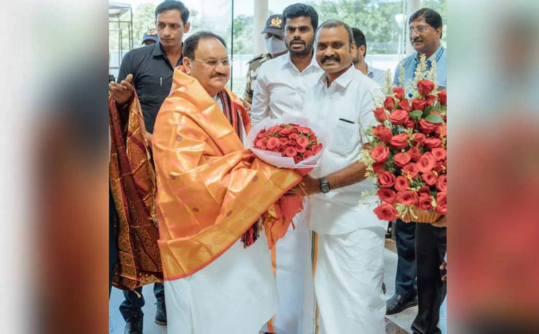 JP Natta came to Tamil Nadu to explain BJP's achievements