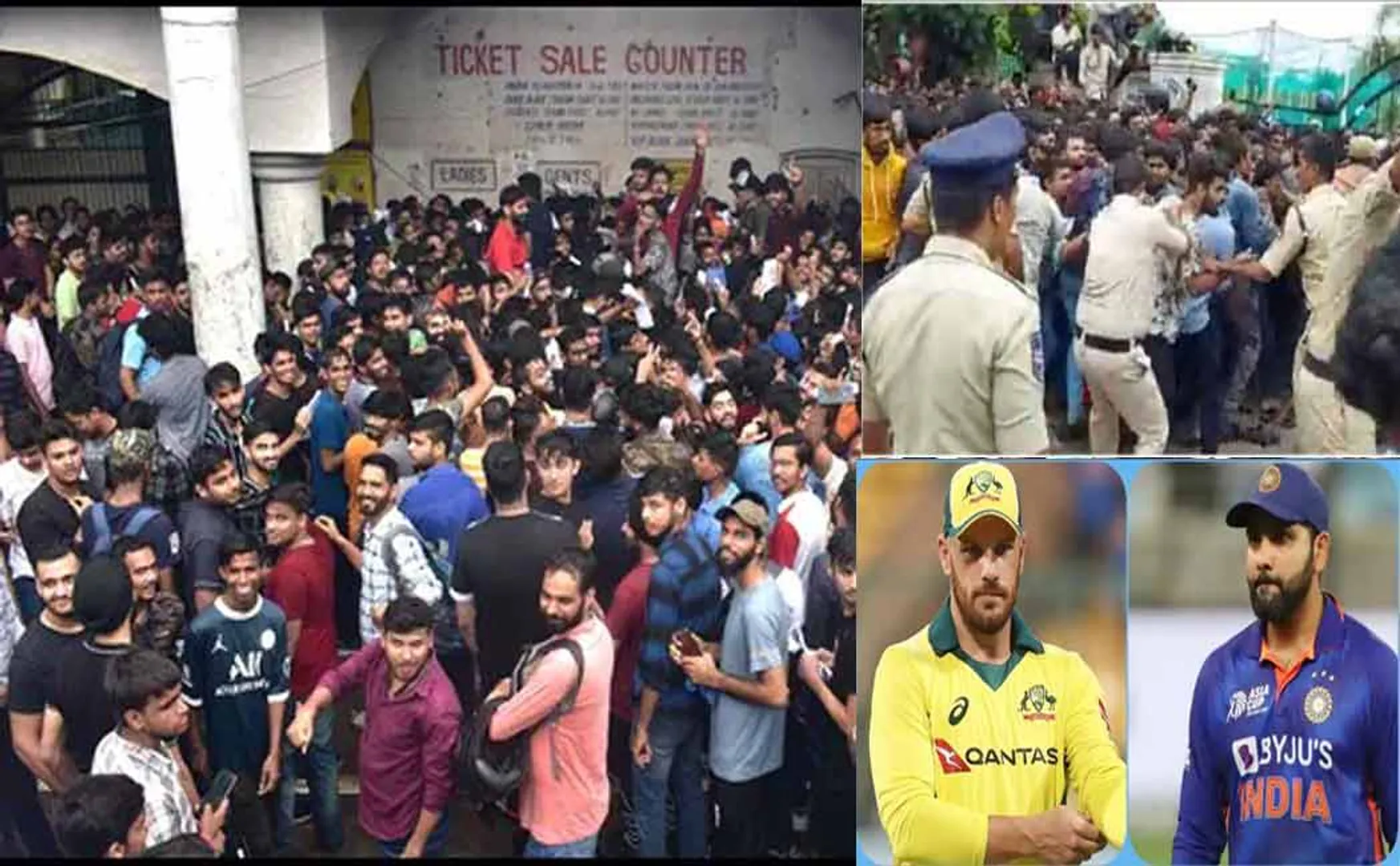India Aus Cricket Match.. Push to buy tickets.. Woman passed away